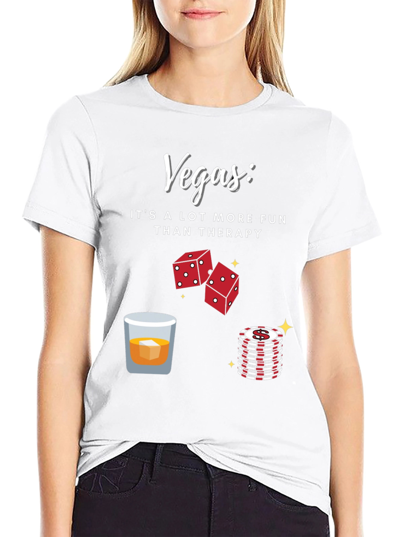 Black Vegas Fun T-Shirt view 9