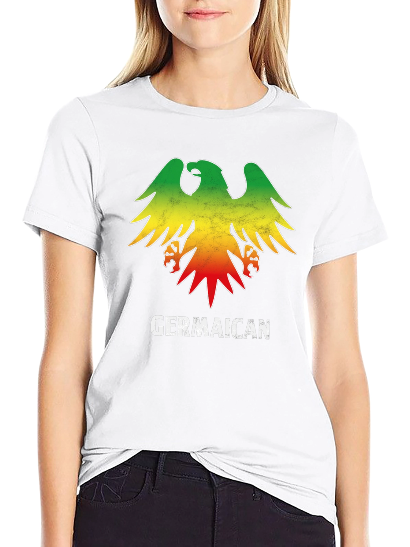 Germaican Rasta Eagle T-Shirt - 9