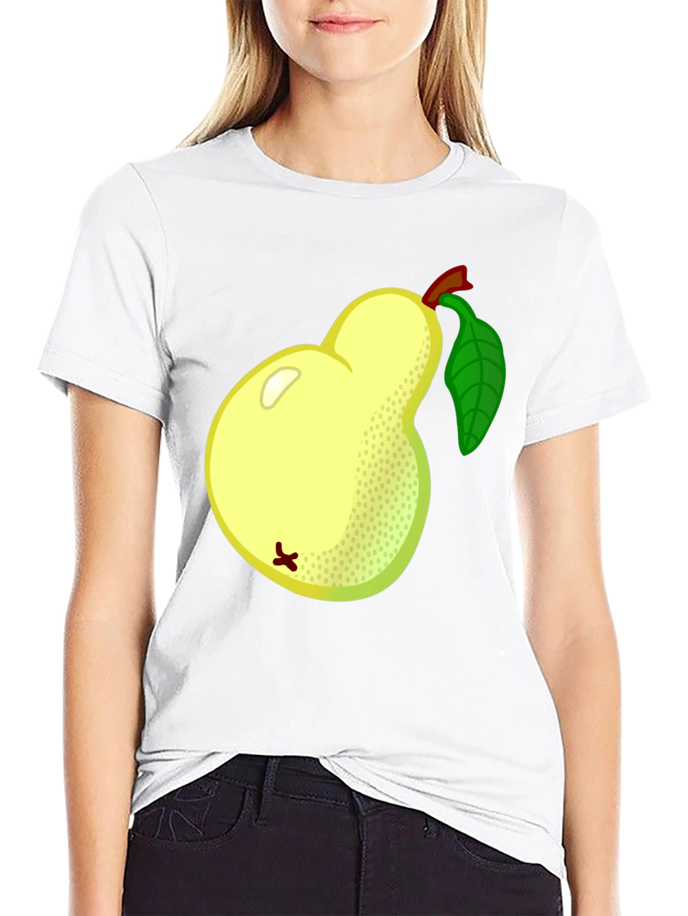 Black Pear Graphic Tee - Fruitful Style view 9