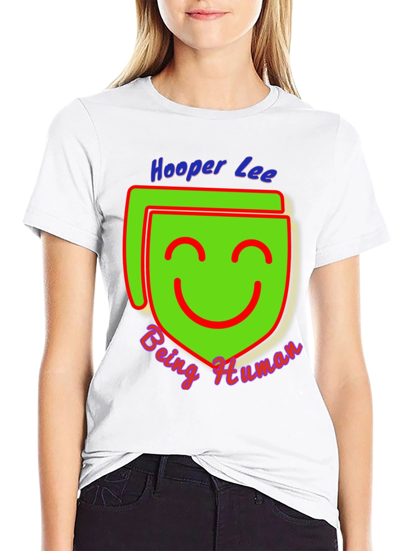 Black Hooper Lee Being Human Graphic Tee view 9