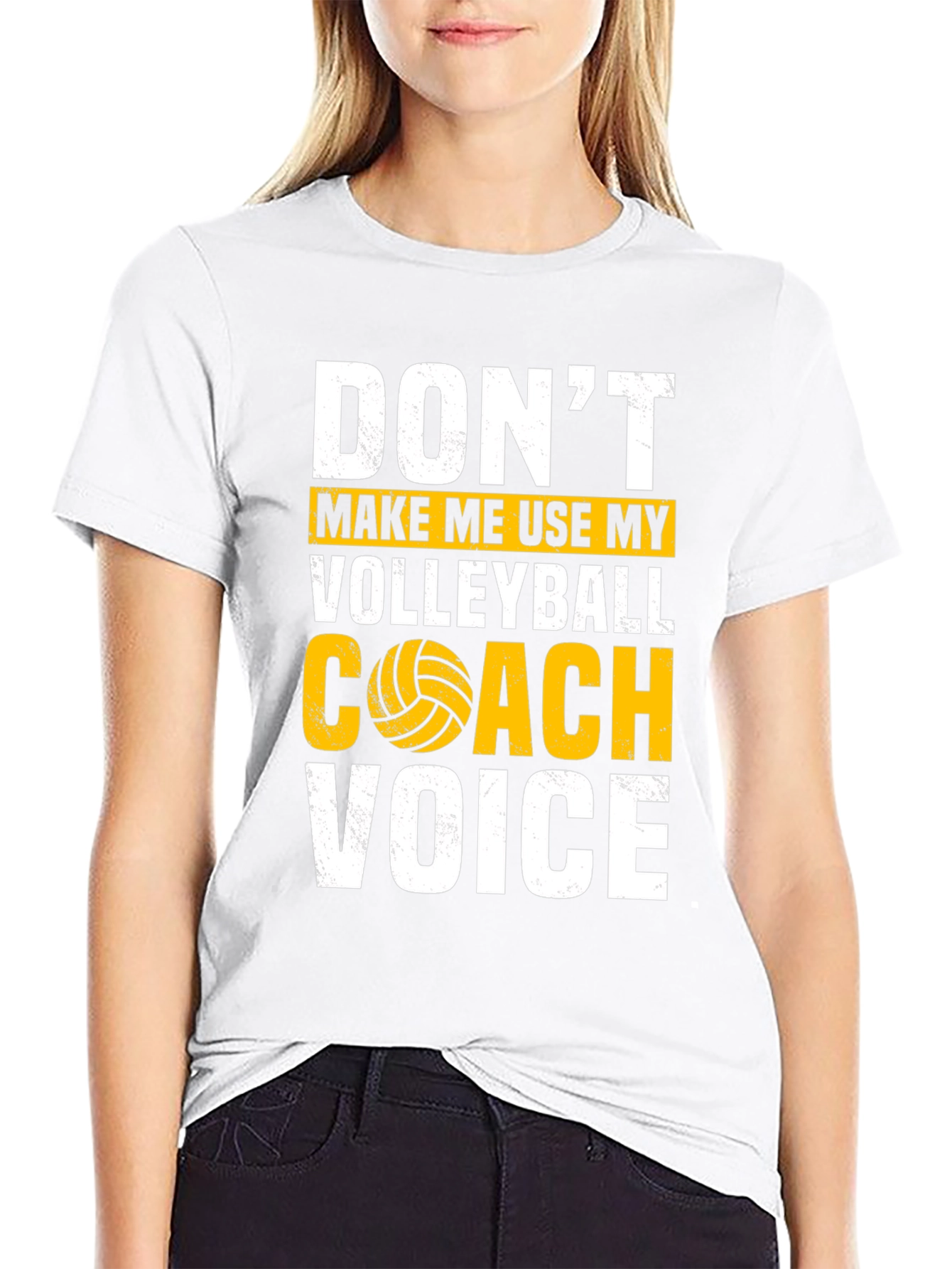 Black Volleyball Coach T-Shirt - Funny Warning Tee view 9