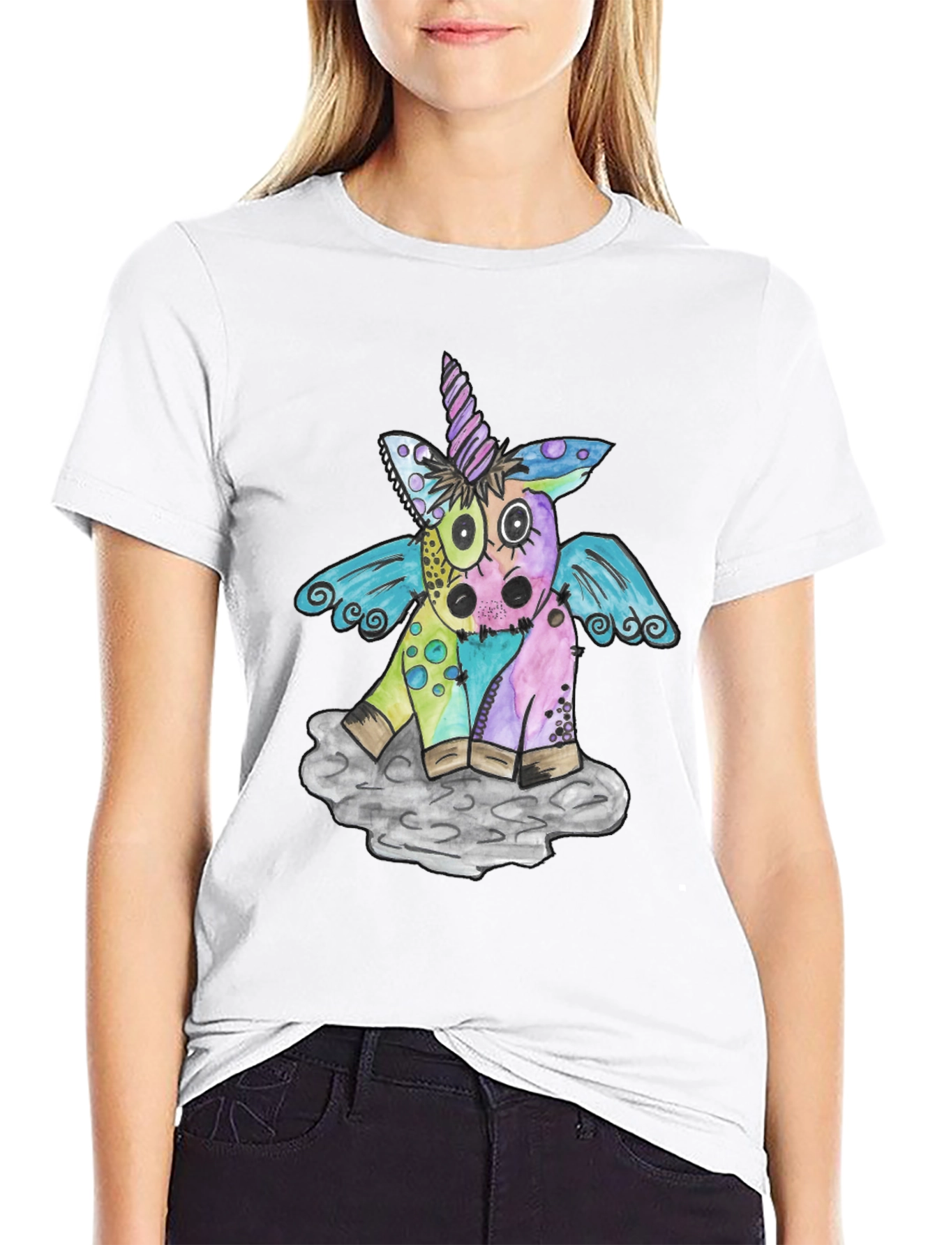 Whimsical Unicorn Graphic Tee - Unique & Fun - 9
