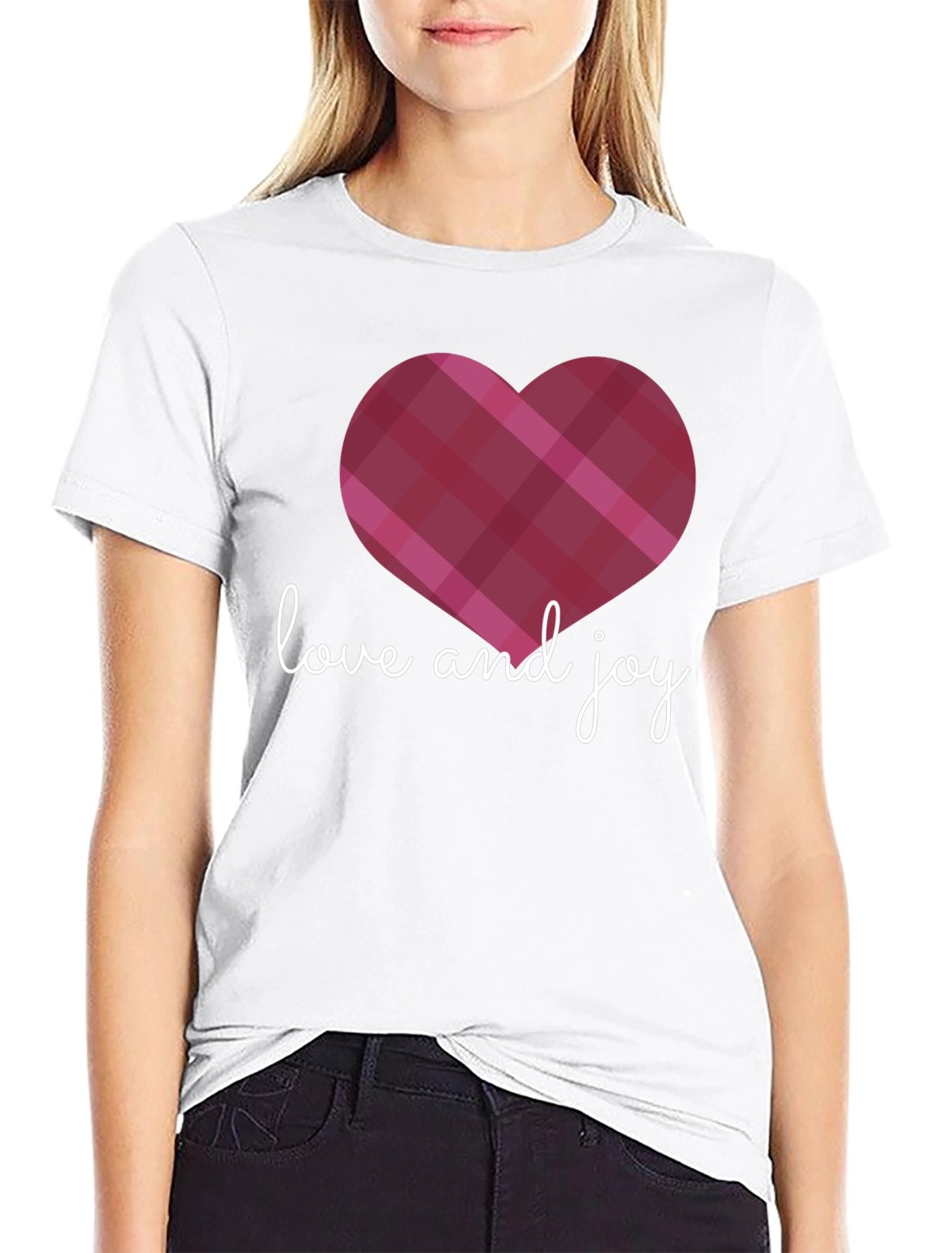 Black Love and Joy Heart Graphic Tee view 9