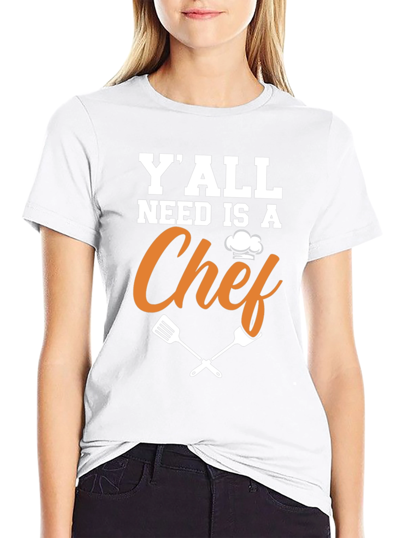 Black Y'all Need A Chef Funny T-Shirt view 9