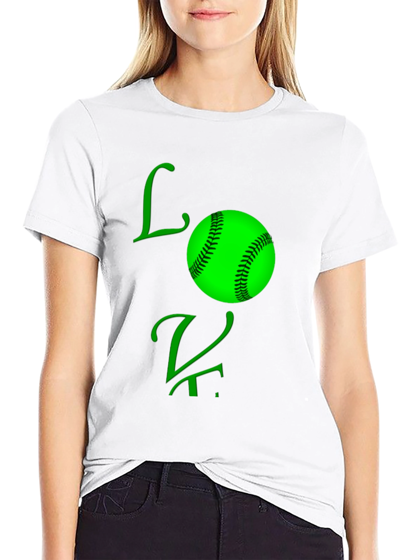 Black Love Baseball Black T-Shirt view 9