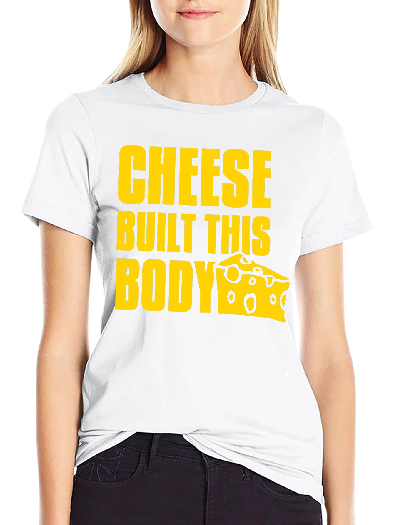 Black Cheese Built This Body Graphic T-Shirt view 9