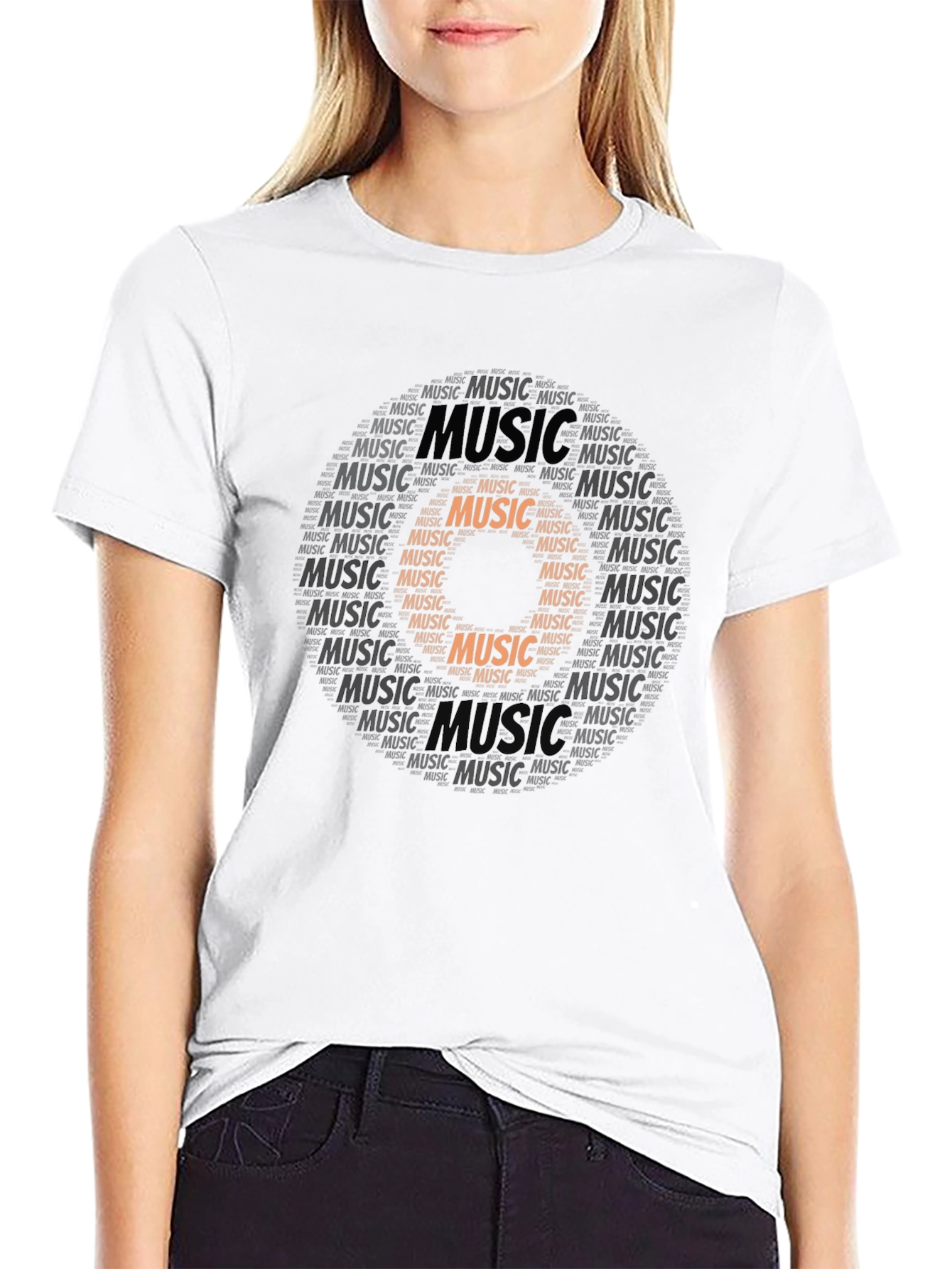 Black Music Lover Graphic Tee view 9