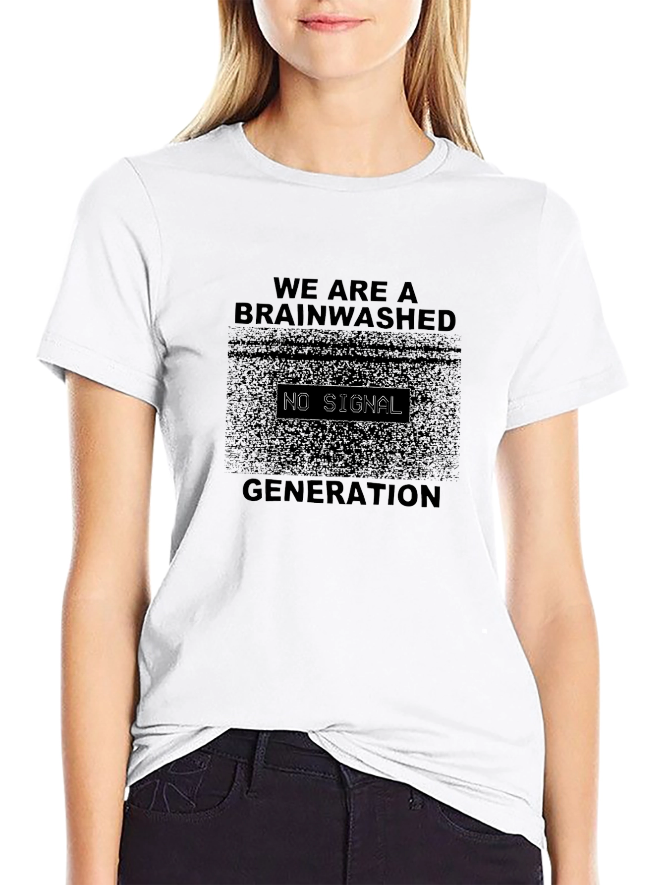 Black Brainwashed Generation Black Graphic Tee view 9