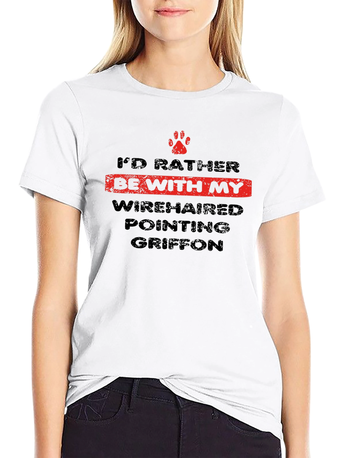 Wirehaired Pointing Griffon T-Shirt - Dog Lover Tee - 9