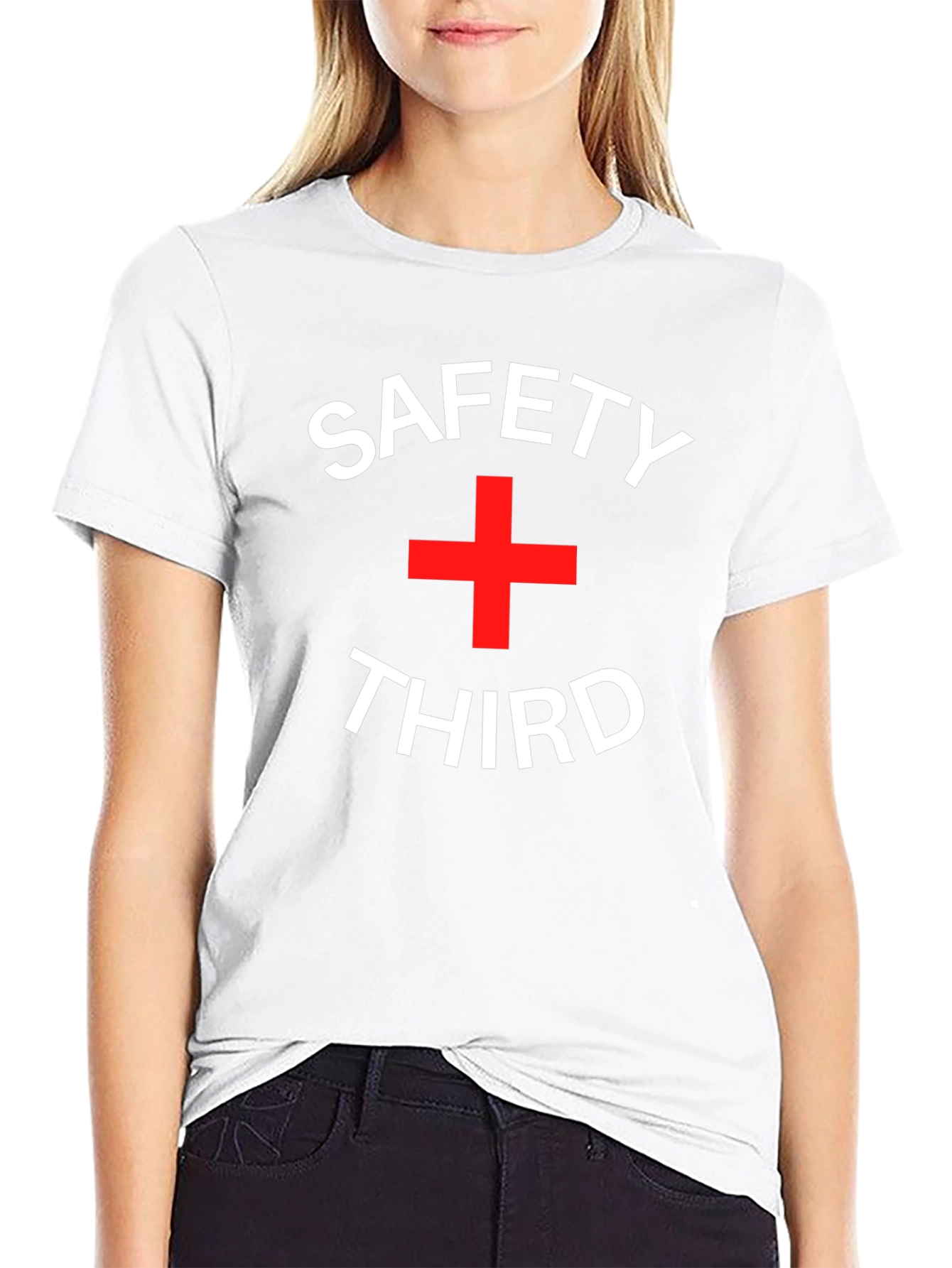 Black Safety Third Graphic Tee - Black view 9