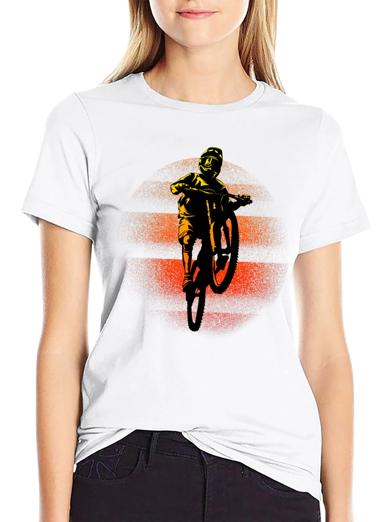 Black Mountain Biker Graphic Tee - Adventure Ready! view 9