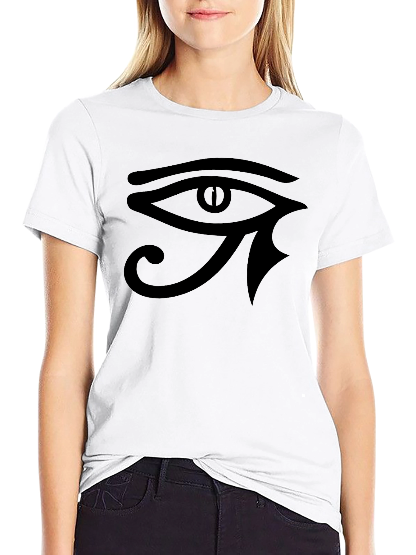 Black Eye of Horus Graphic T-Shirt view 9
