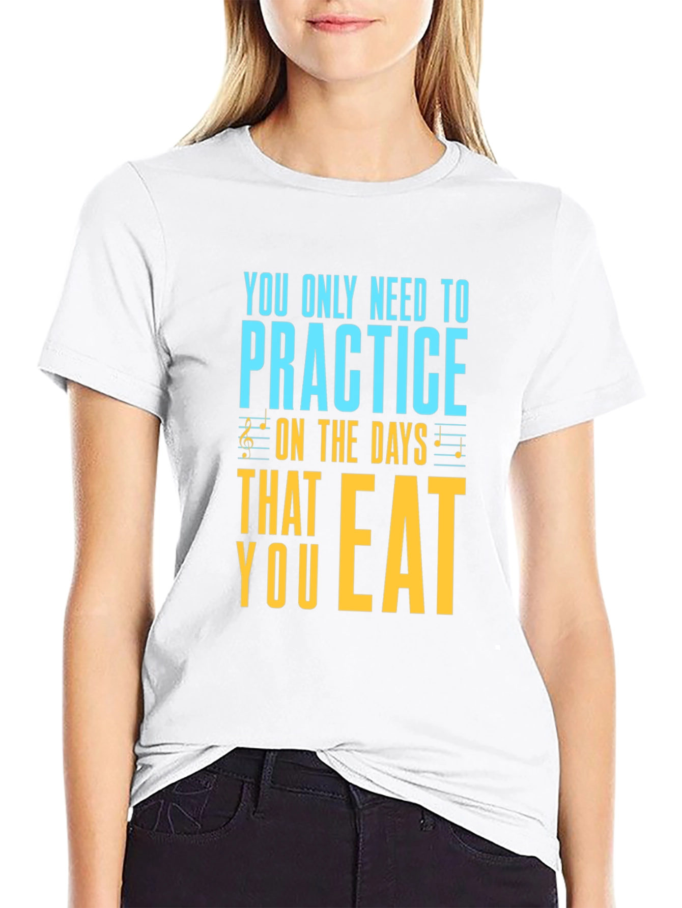 Black Practice on Eating Days Graphic Tee view 9