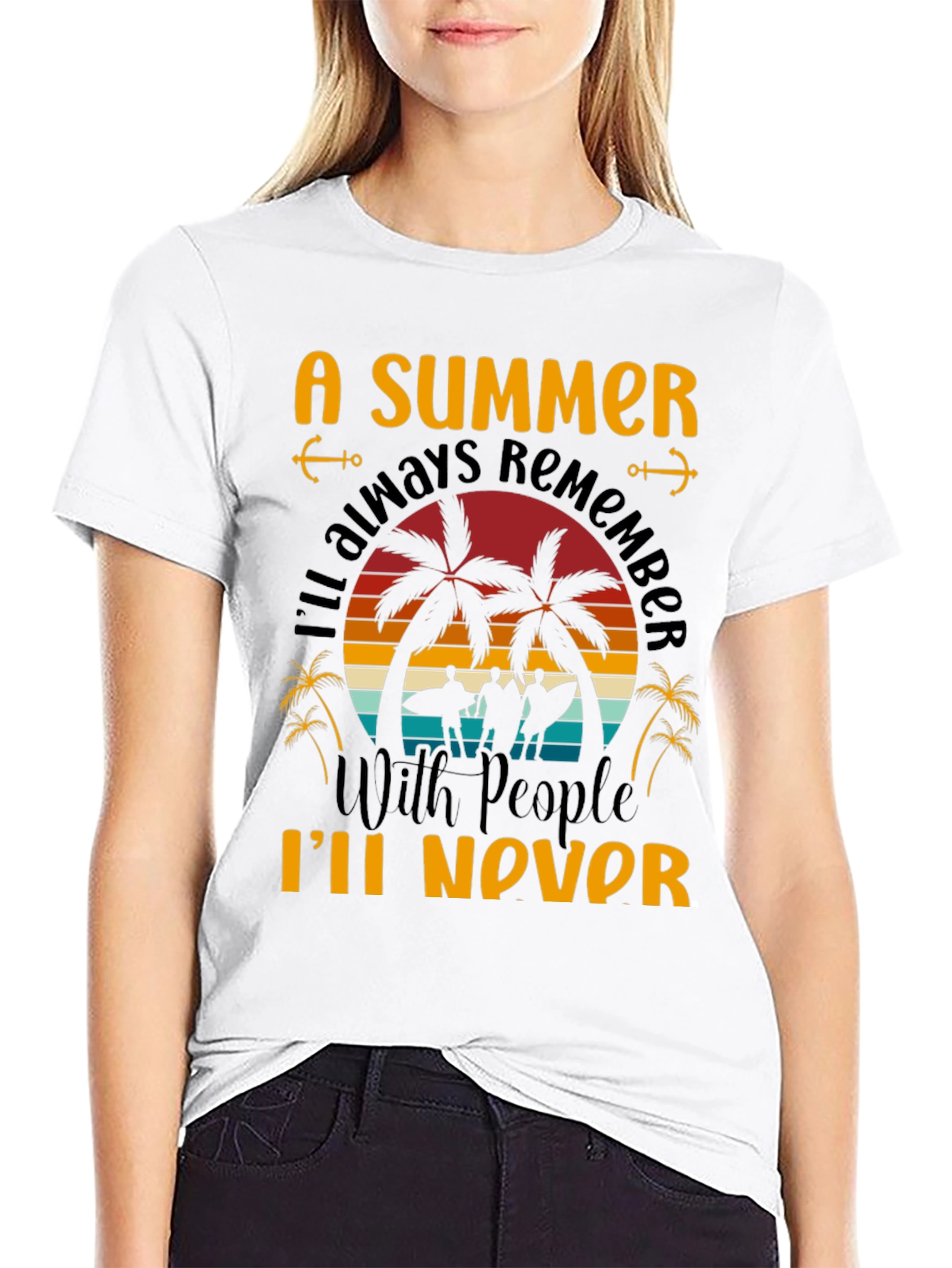 Black A Summer to Remember Graphic T-Shirt view 9
