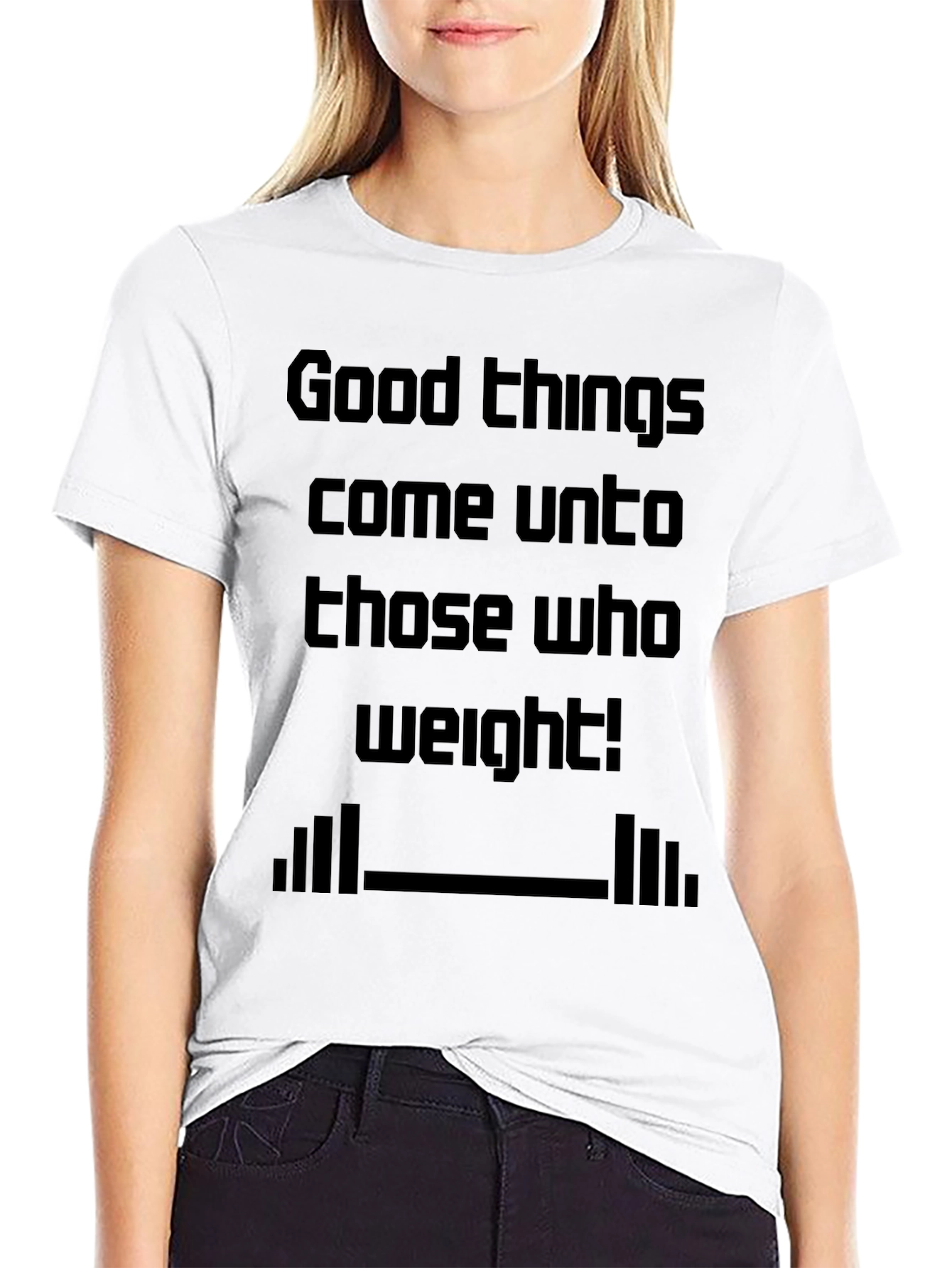 Black Good Things Weight Lifting Black T-Shirt view 9