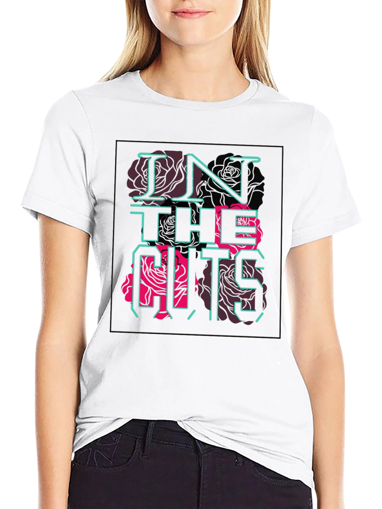 Black In The Cuts Graphic Tee - Black view 9