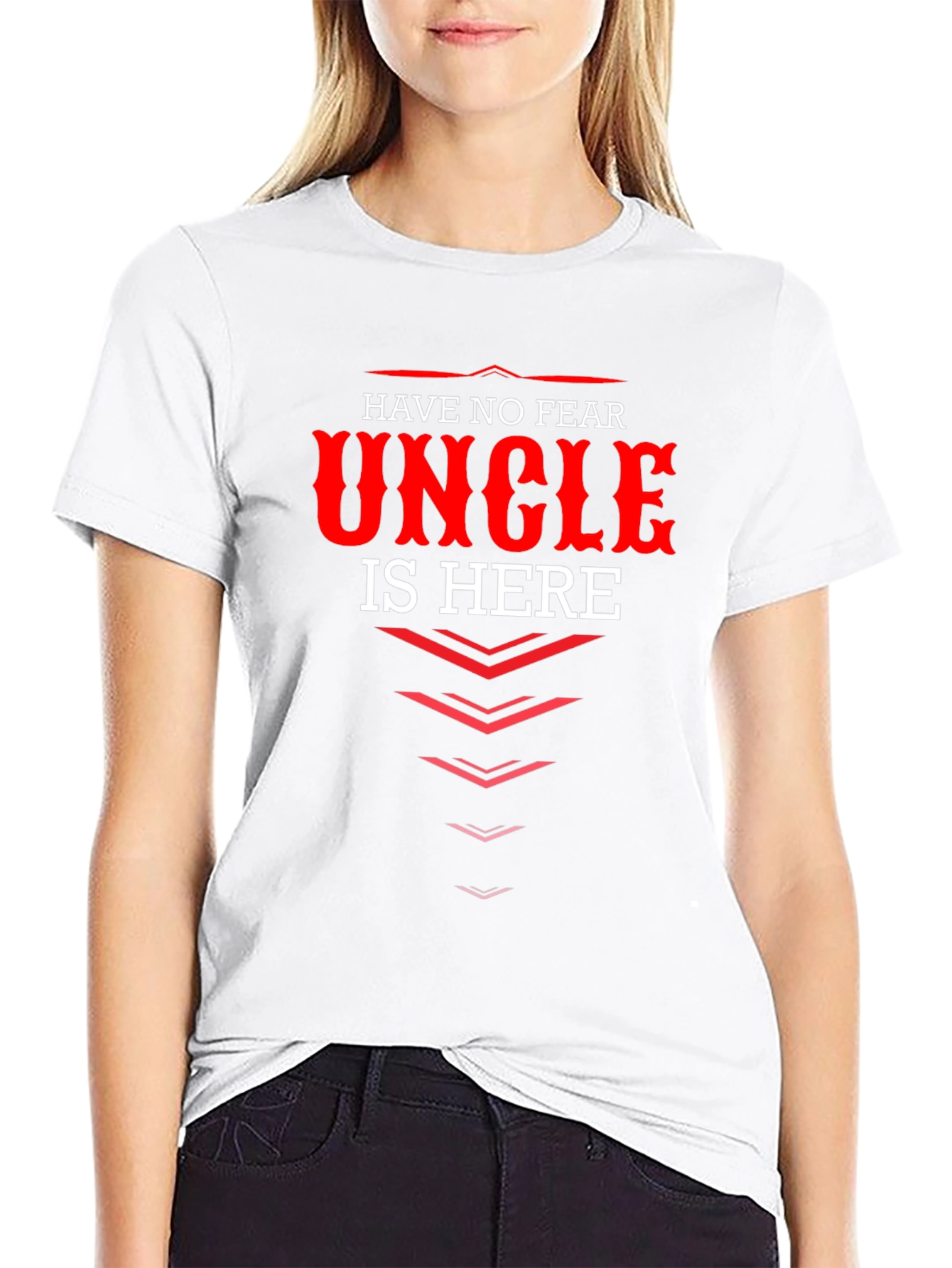 Black Funny Uncle T-Shirt - Have No Fear view 9