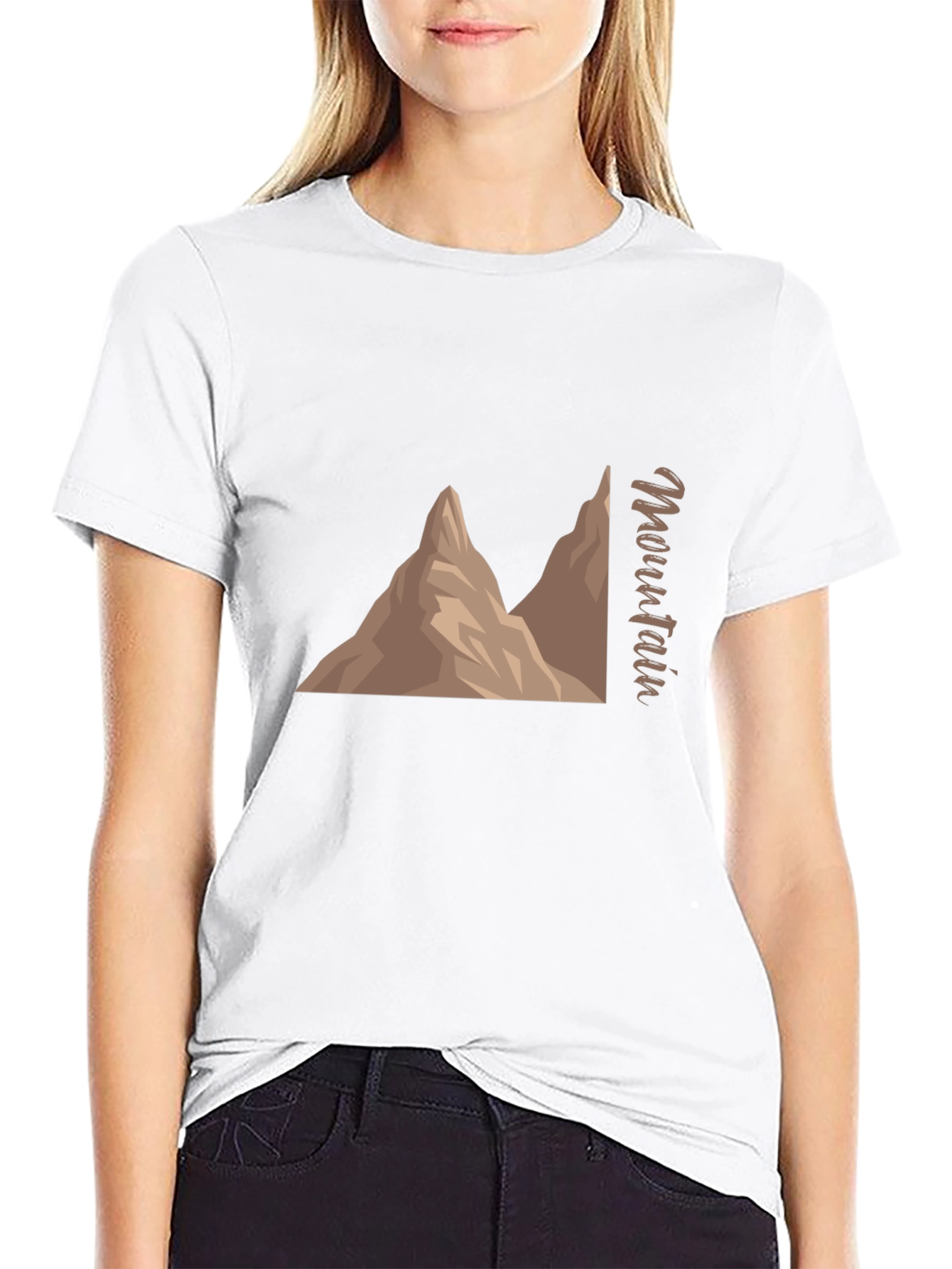 Black Mountain Graphic Black T-Shirt view 9