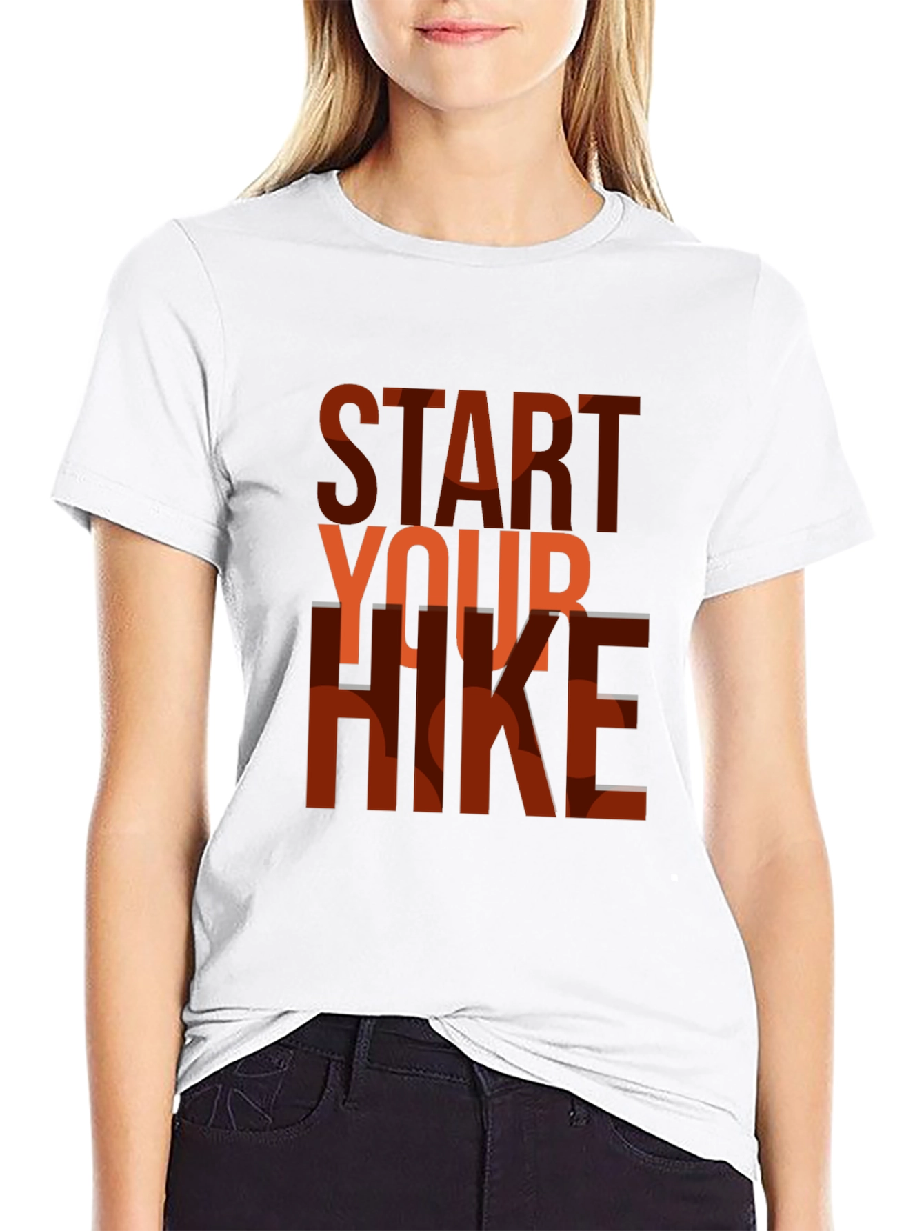 Black Start Your Hike Graphic T-Shirt - Black view 9