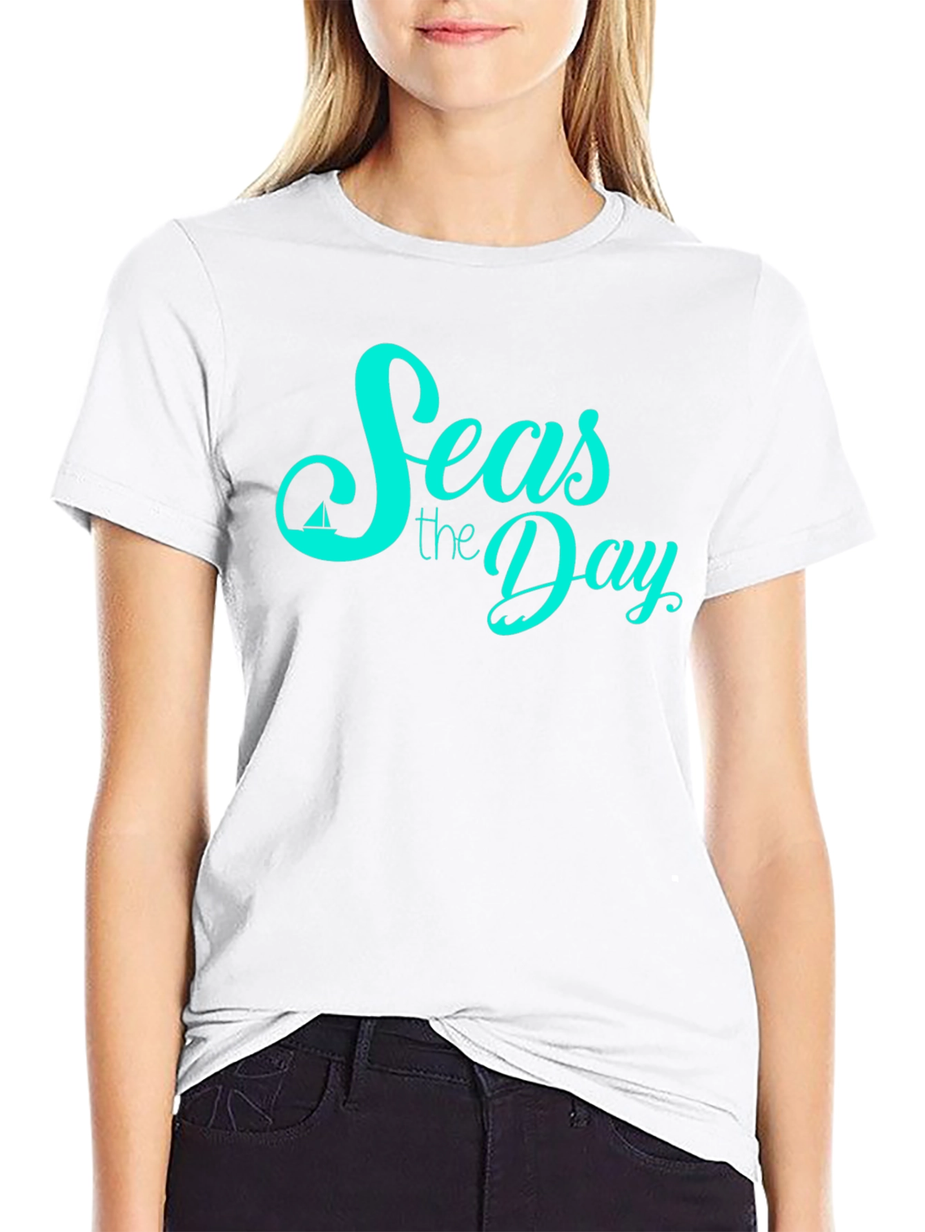 Seas The Day Graphic T-Shirt - 9