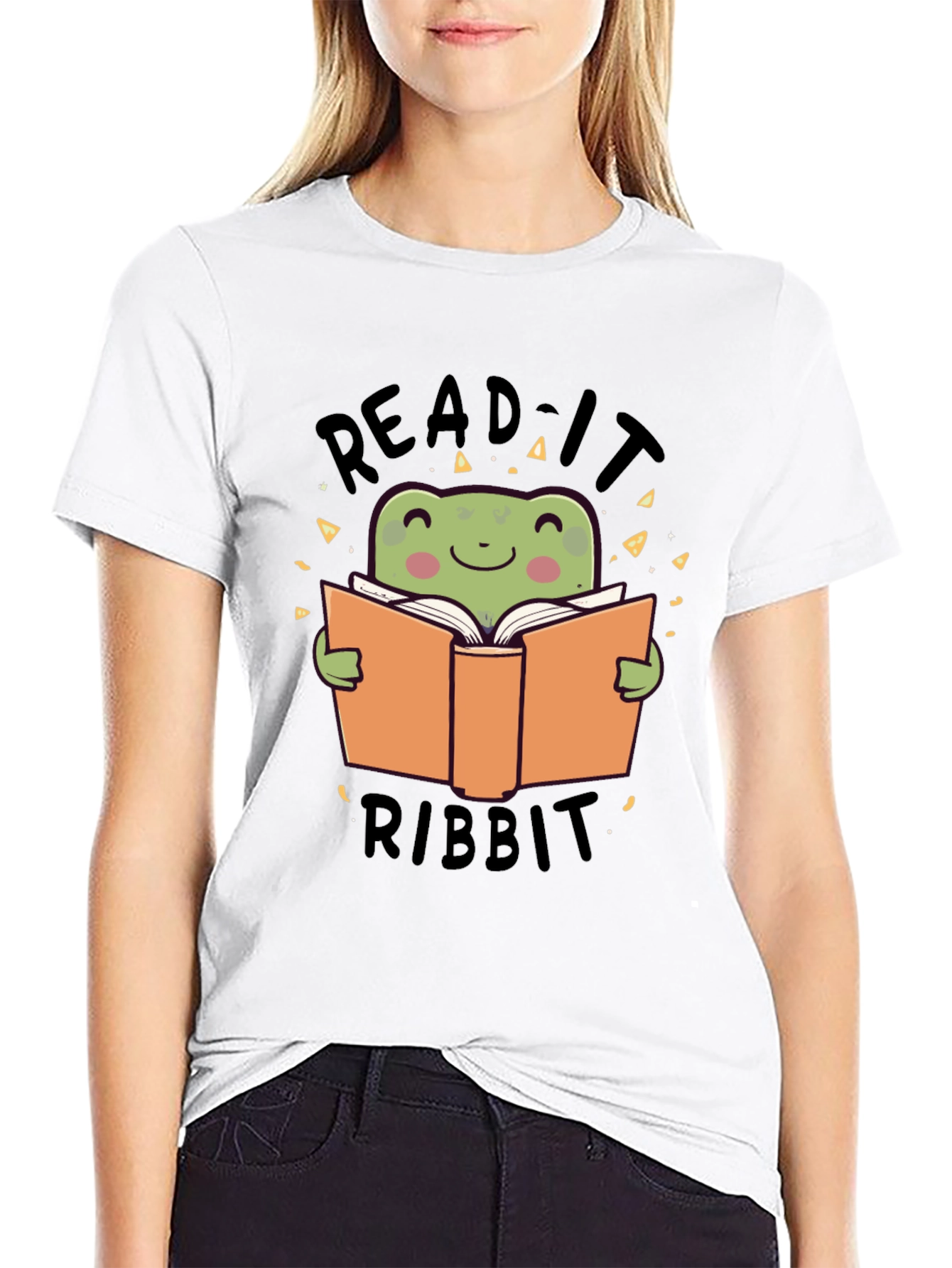 Read It Ribbit T-Shirt - Funny Frog Lover Tee - 9