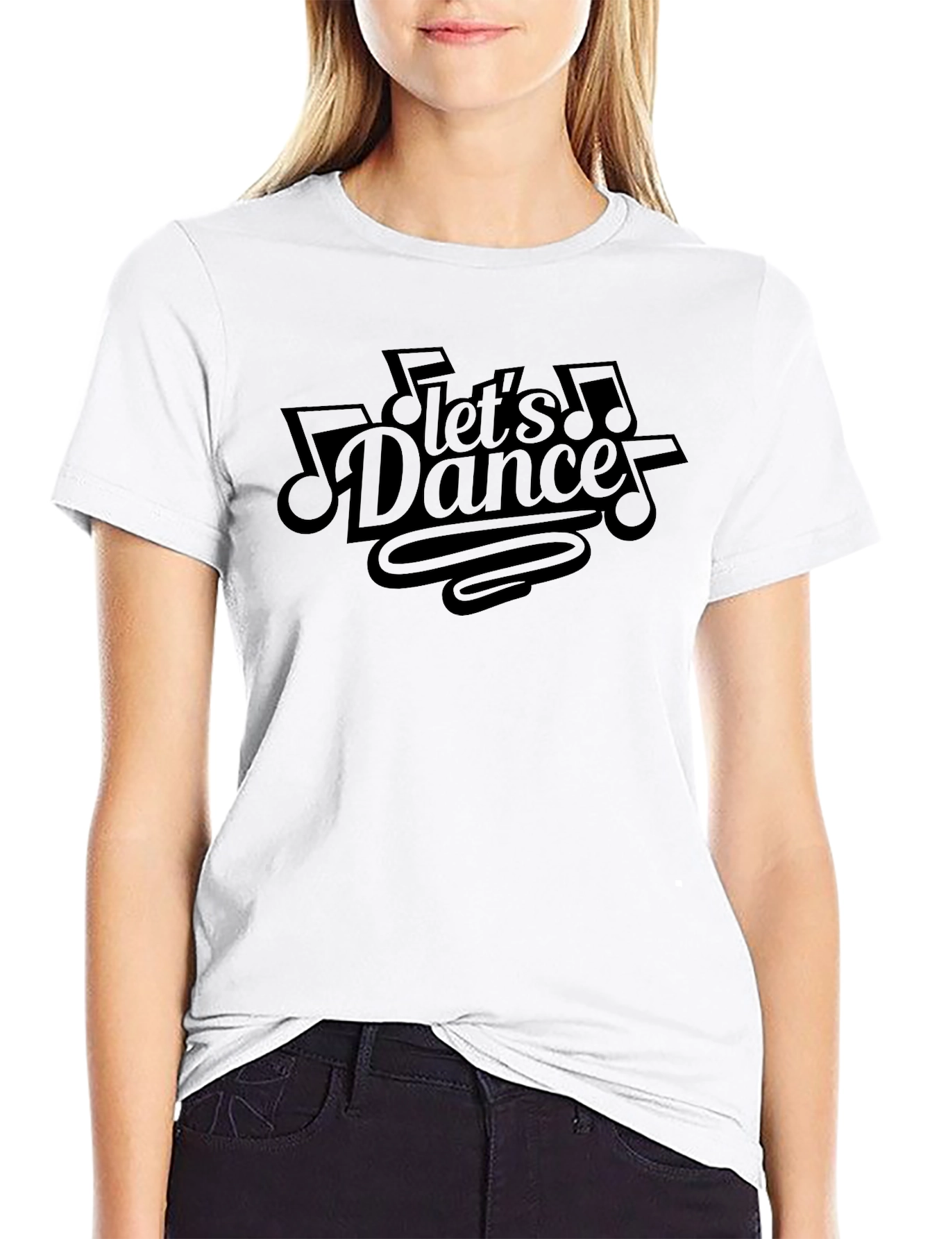 Black Let's Dance T-Shirt view 9