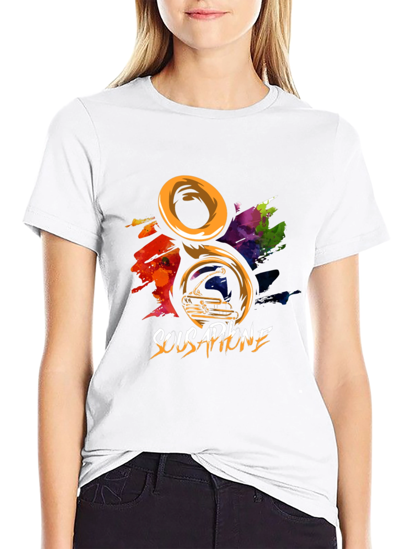 Black Sousaphone Graphic T-Shirt view 9