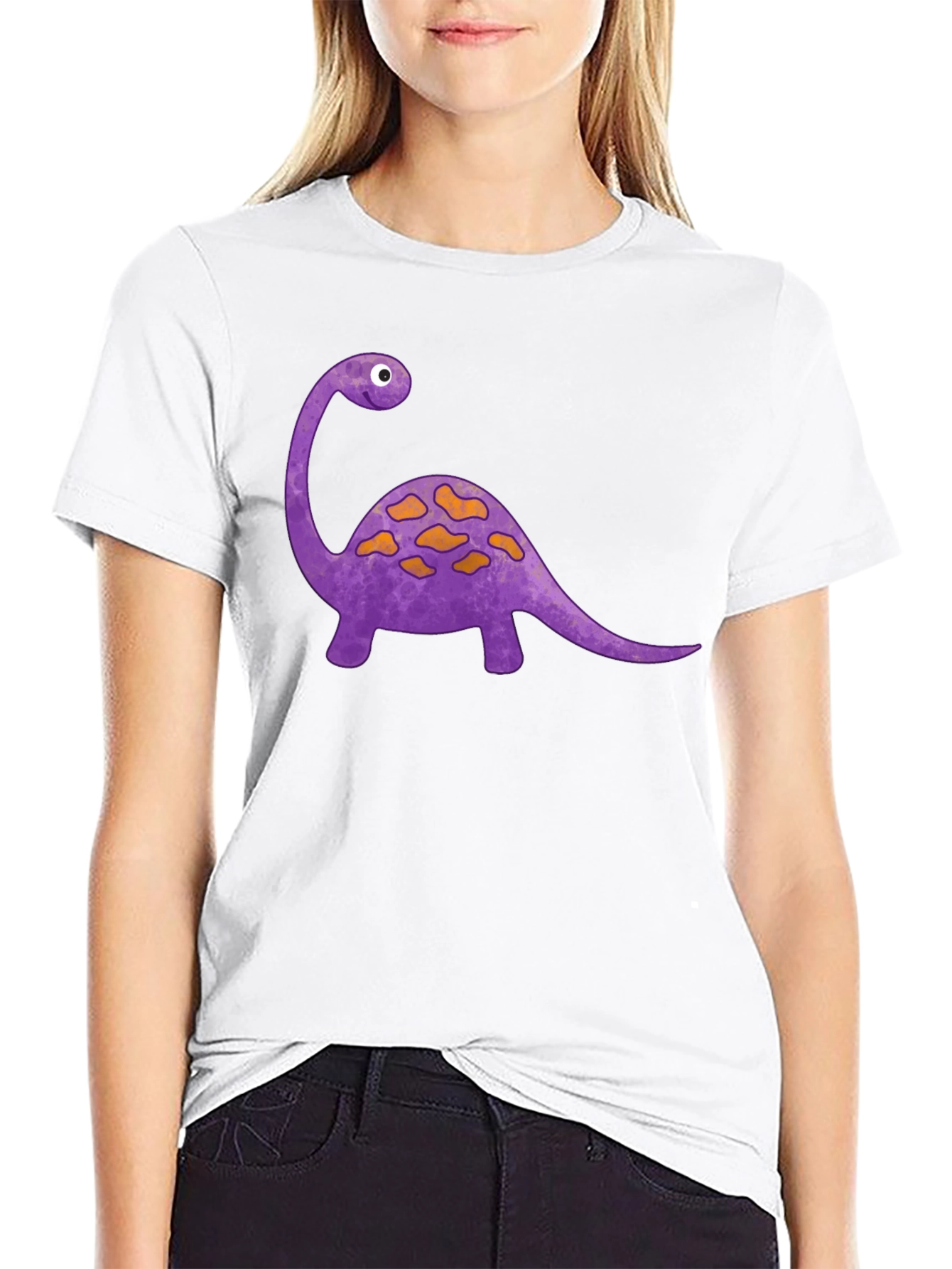 Black Dino Graphic Tee - Black Short Sleeve Shirt view 9