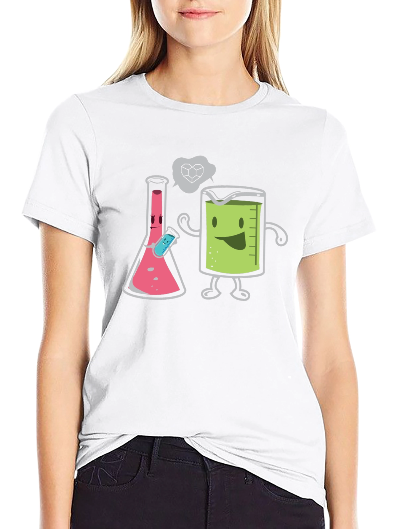 Science Humor T-Shirt - Beaker & Flask Chemistry Tee - 9