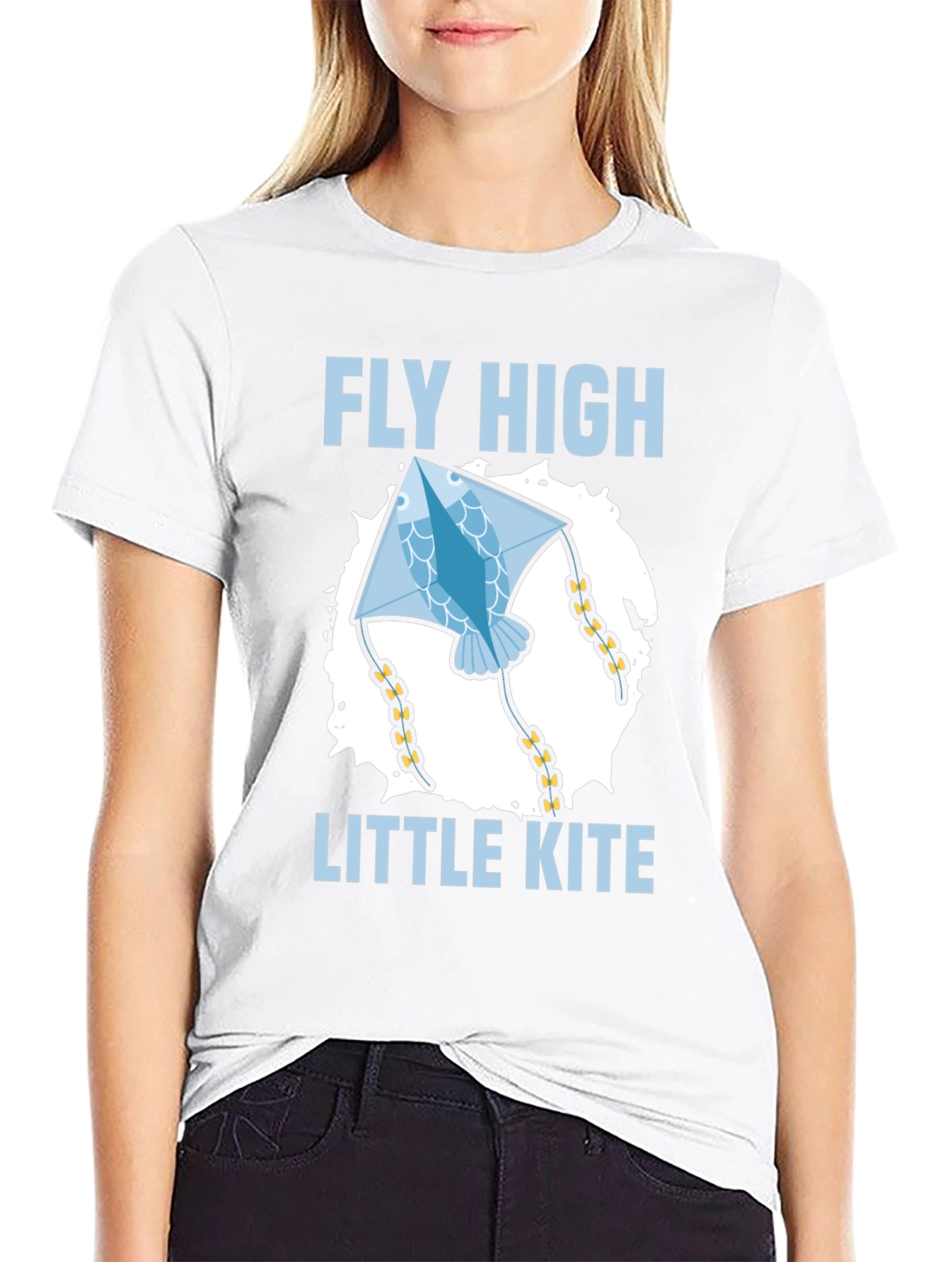 Black Fly High Little Kite T-Shirt view 9
