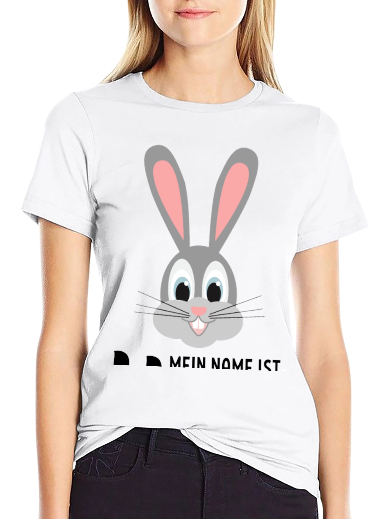 Black Funny Bunny T-Shirt - Mein Name Ist... view 9