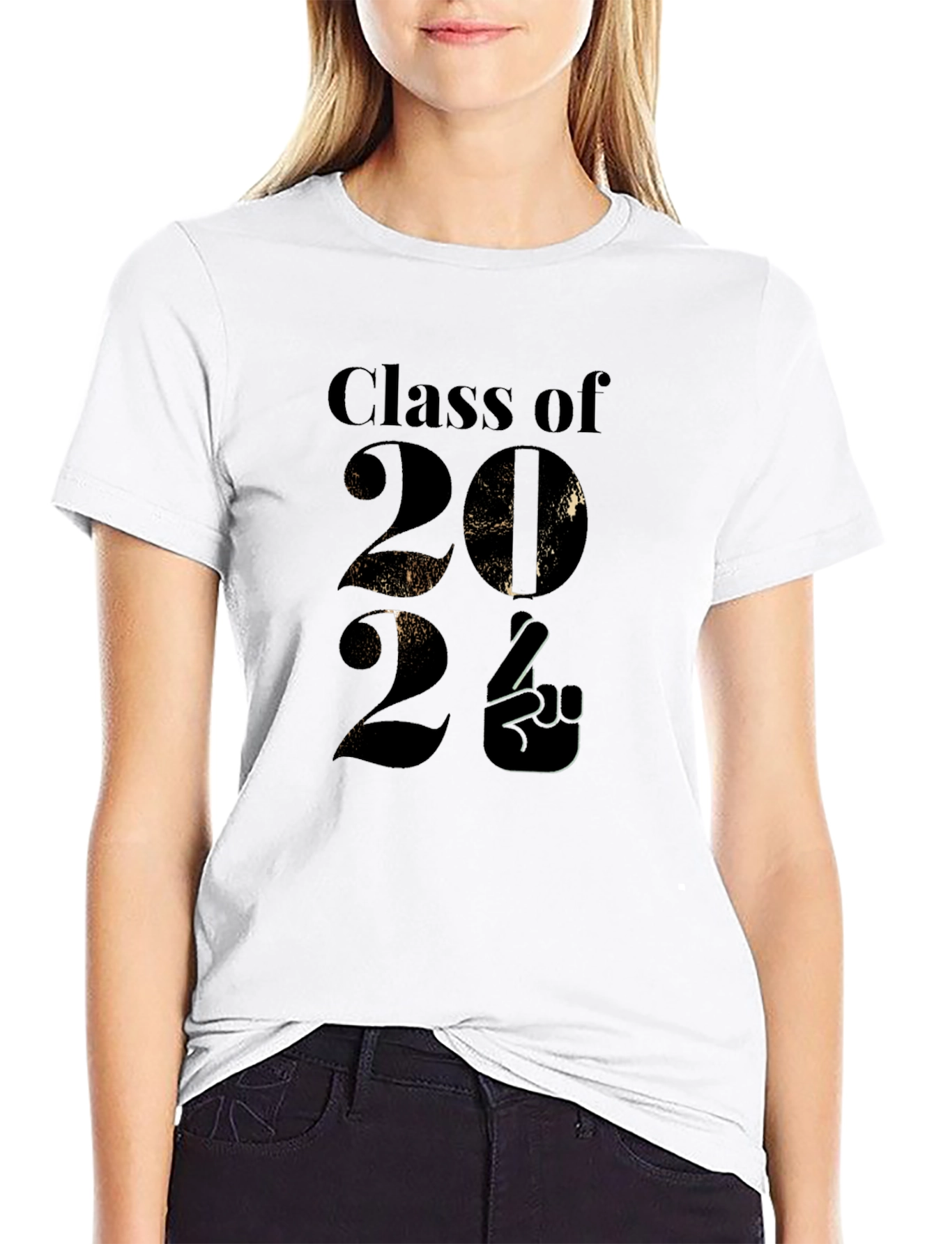 Black Class of 2024 Graphic Tee view 9
