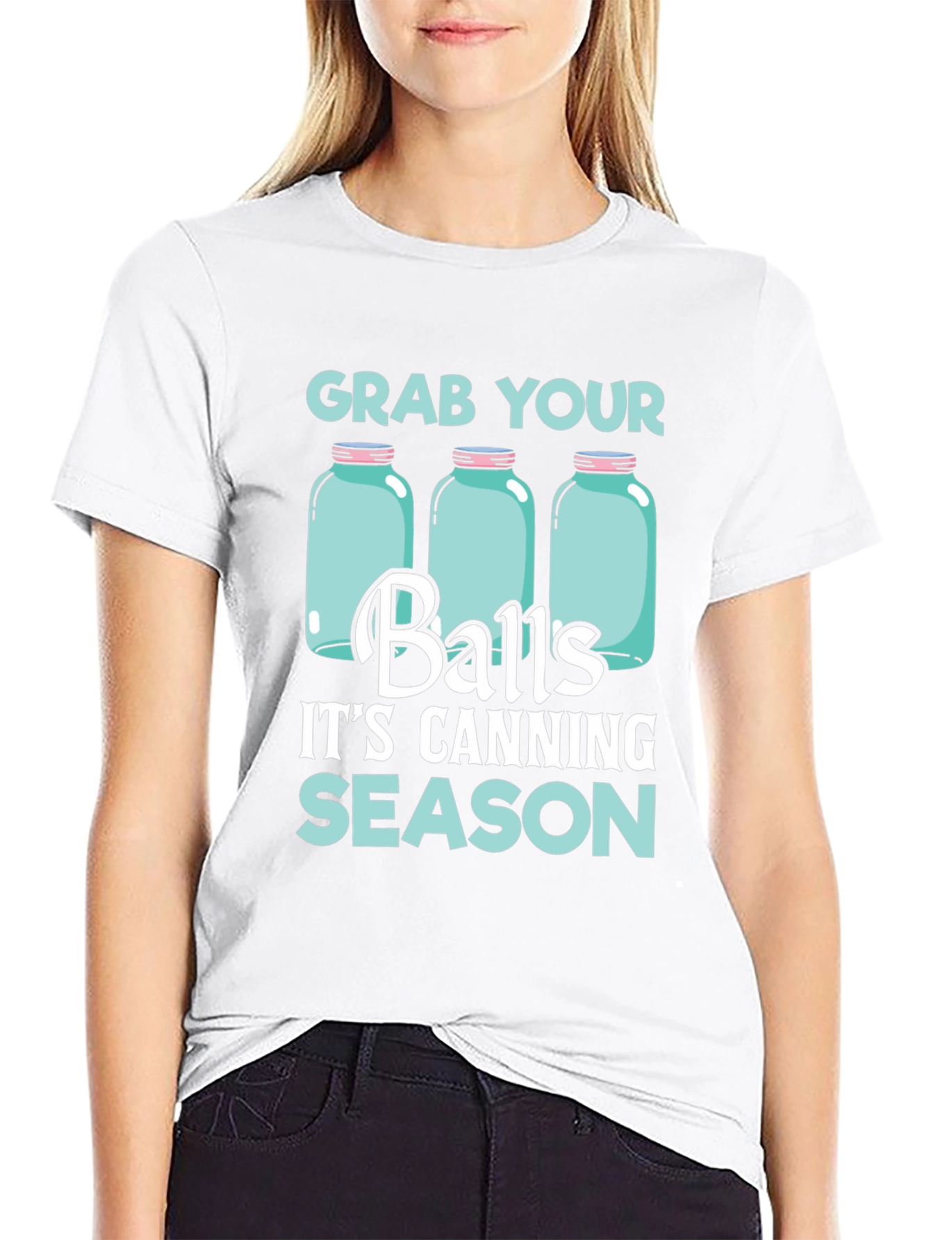 Black Grab Your Balls It's Canning Season T-Shirt view 9