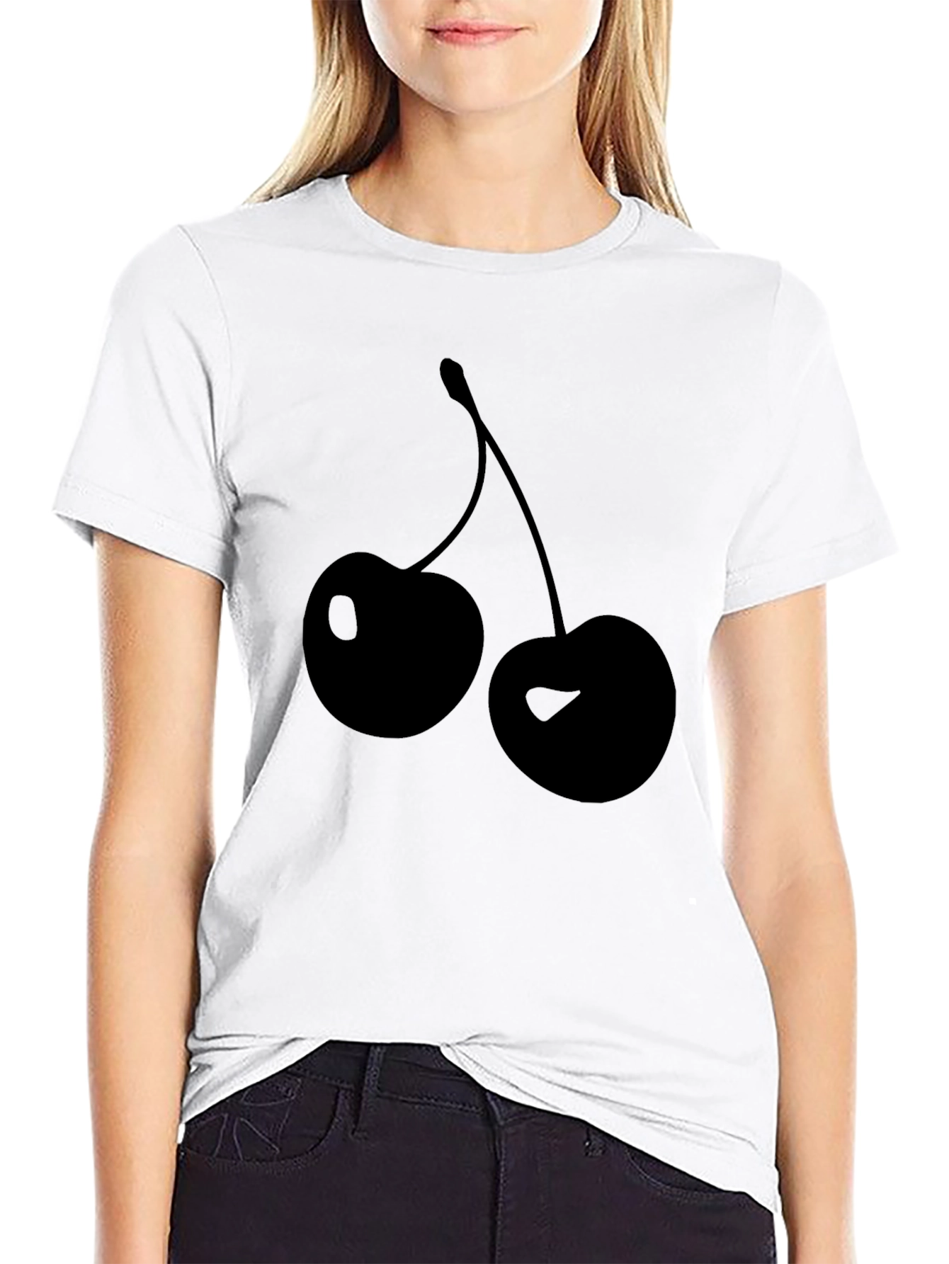 Black Black Cherry Graphic Tee | Casual Unisex Style view 9