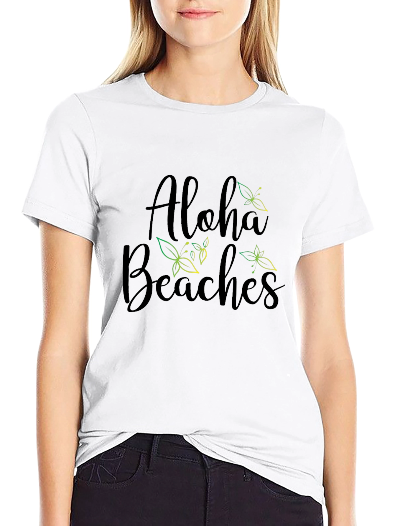 Aloha Beaches Black Graphic Tee - 9