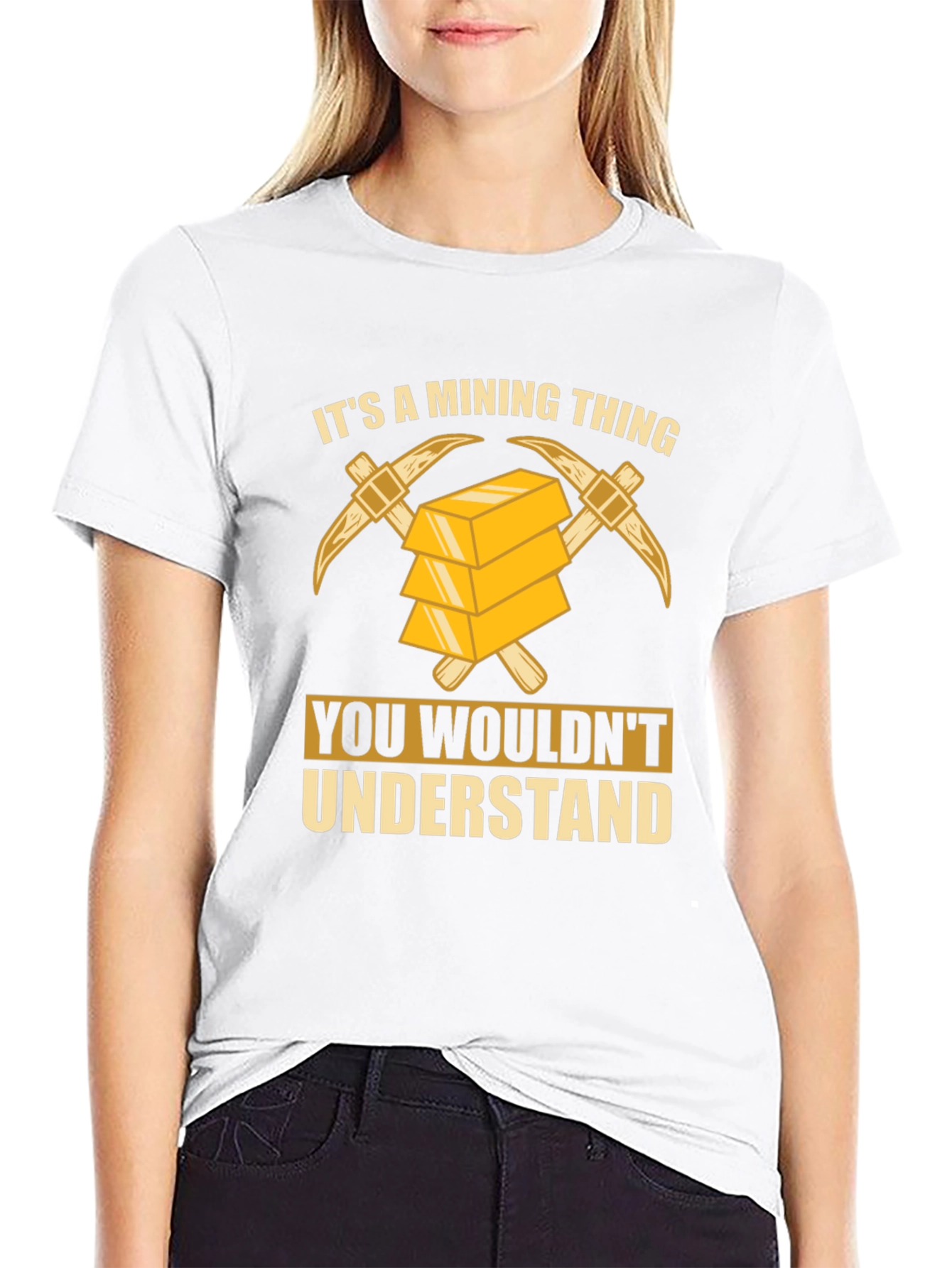 Black It's A Mining Thing T-Shirt - Gold Miners view 9