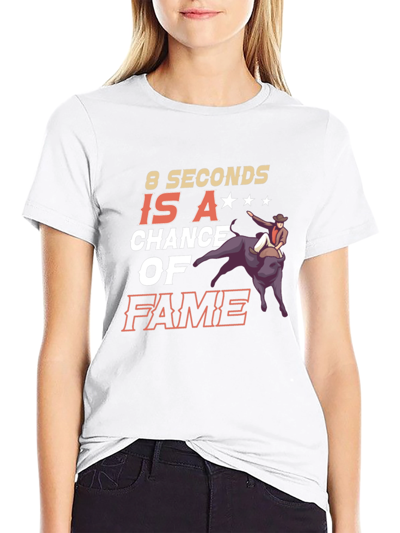 8 Seconds of Fame Rodeo Graphic T-Shirt - 9