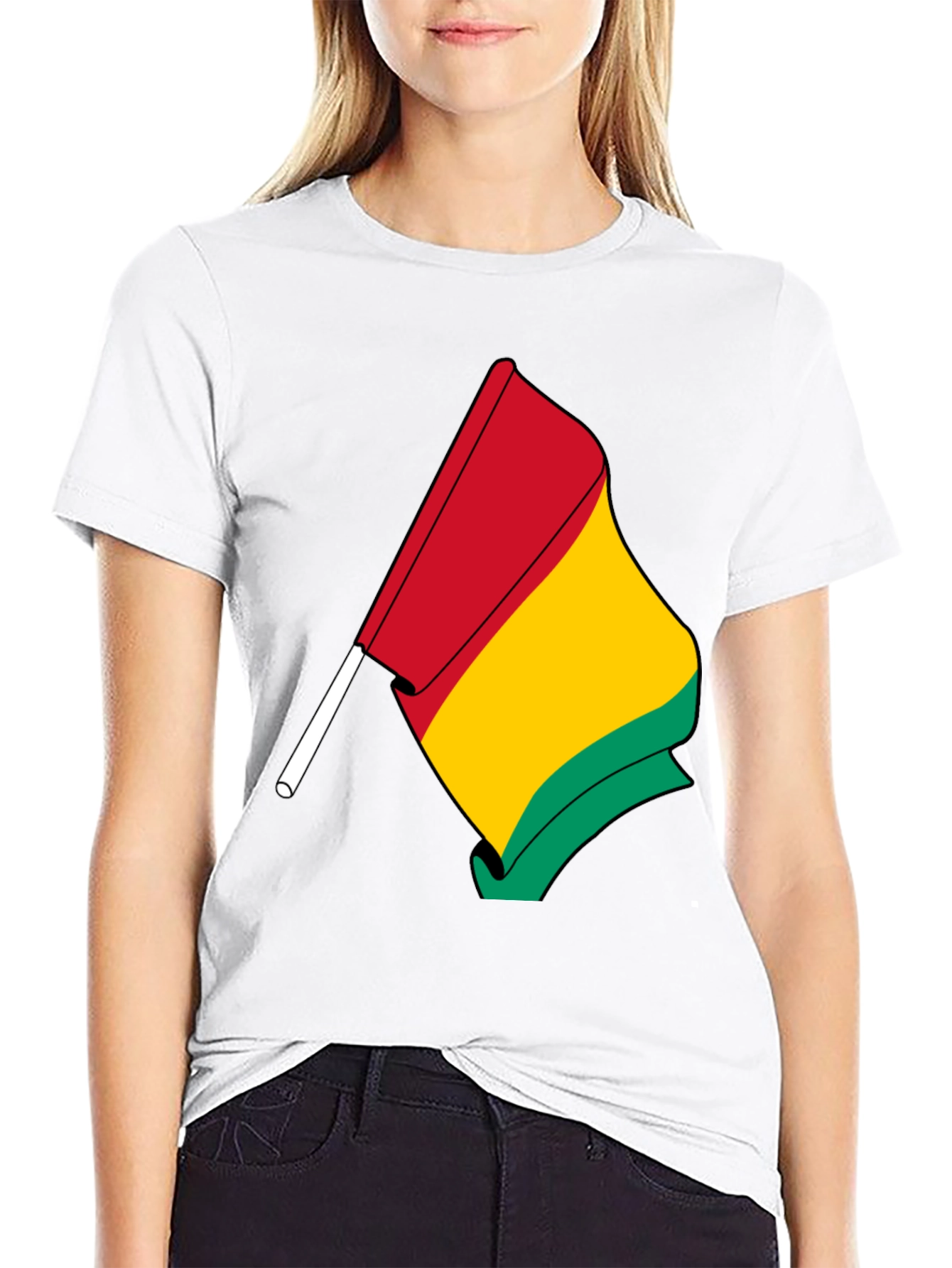 Guinea Flag T-Shirt - Show Your Pride - 9
