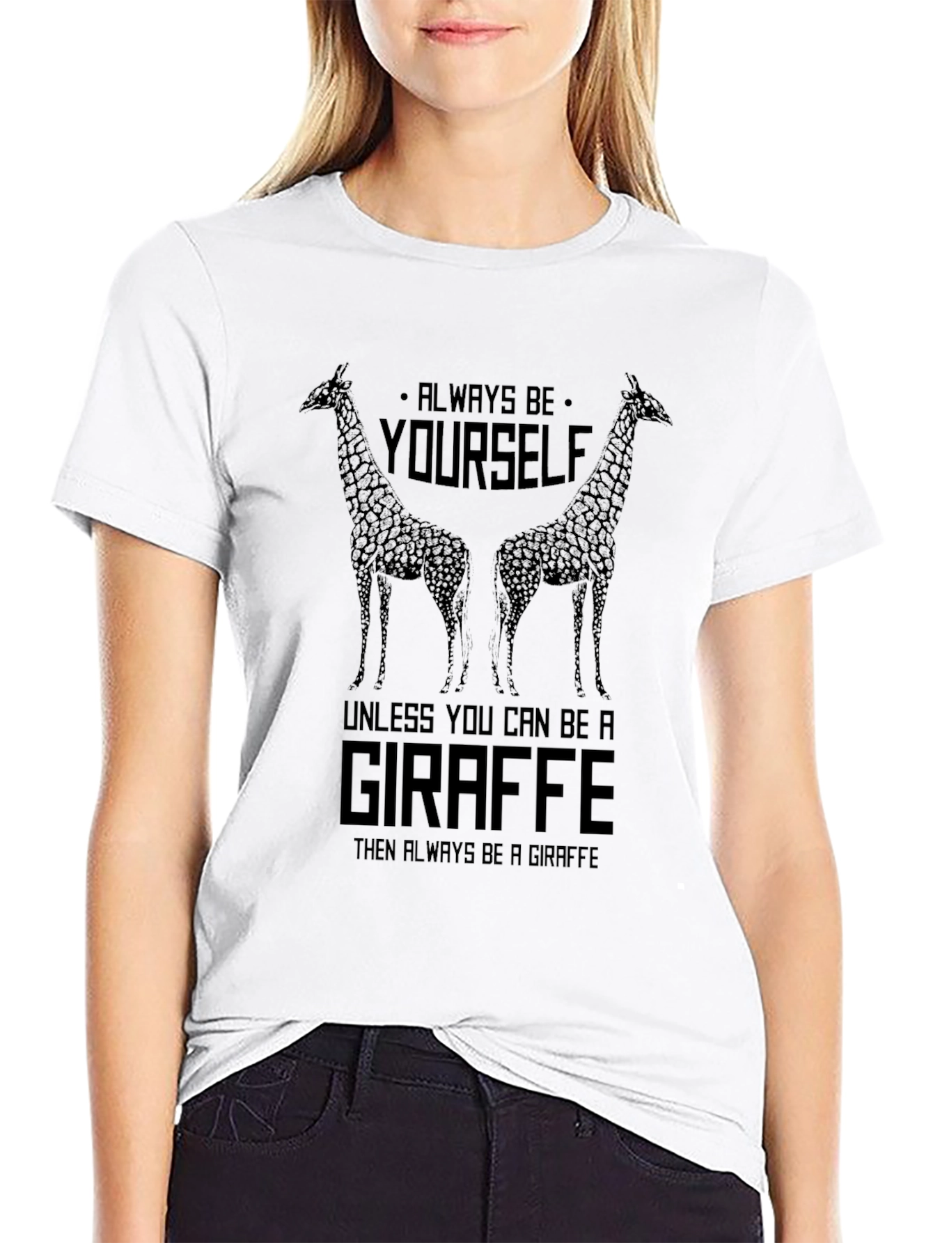 Giraffe Graphic T-Shirt - Be Yourself Apparel - 9