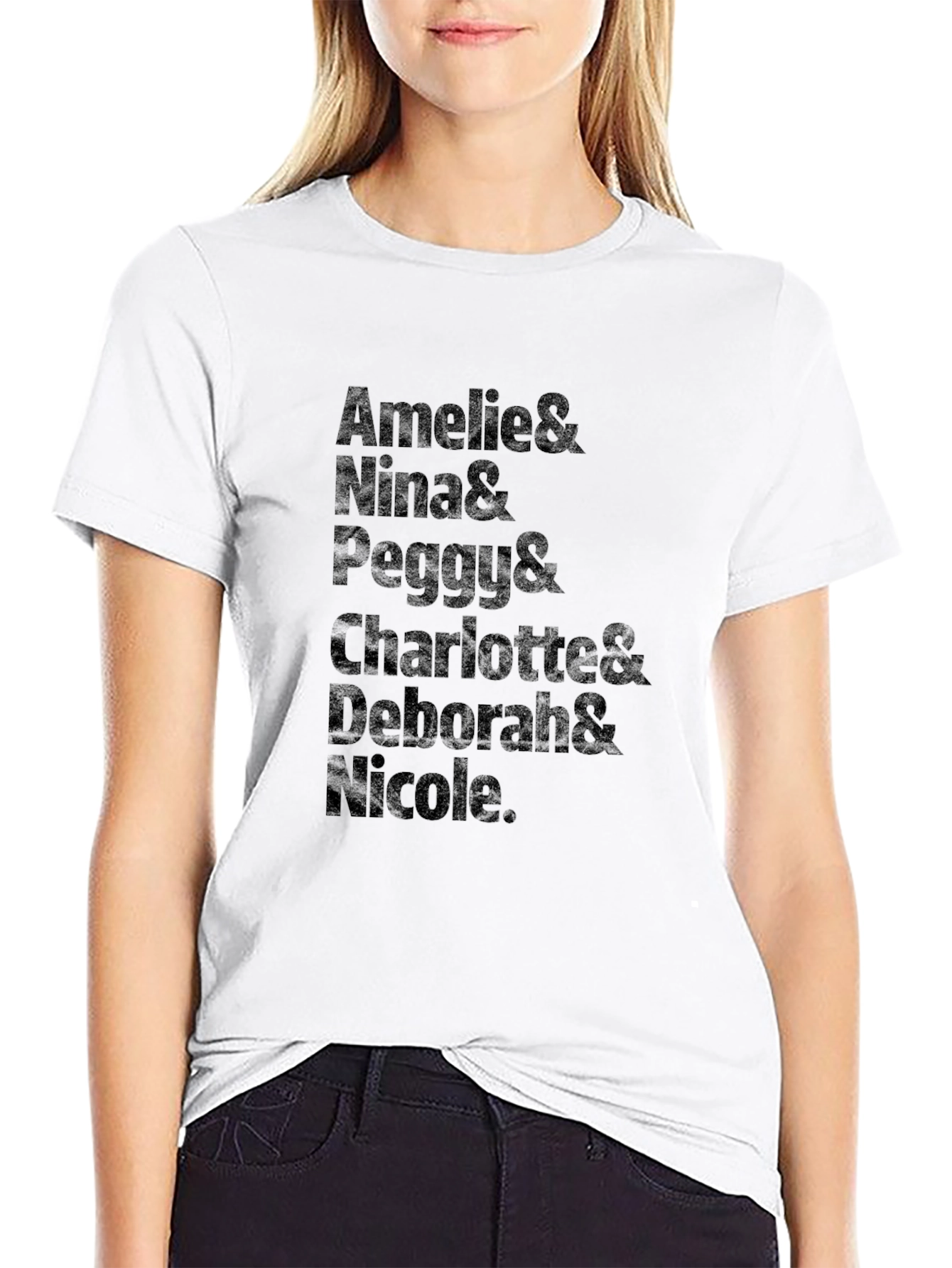 Black Amelie & Friends Black T-Shirt view 9