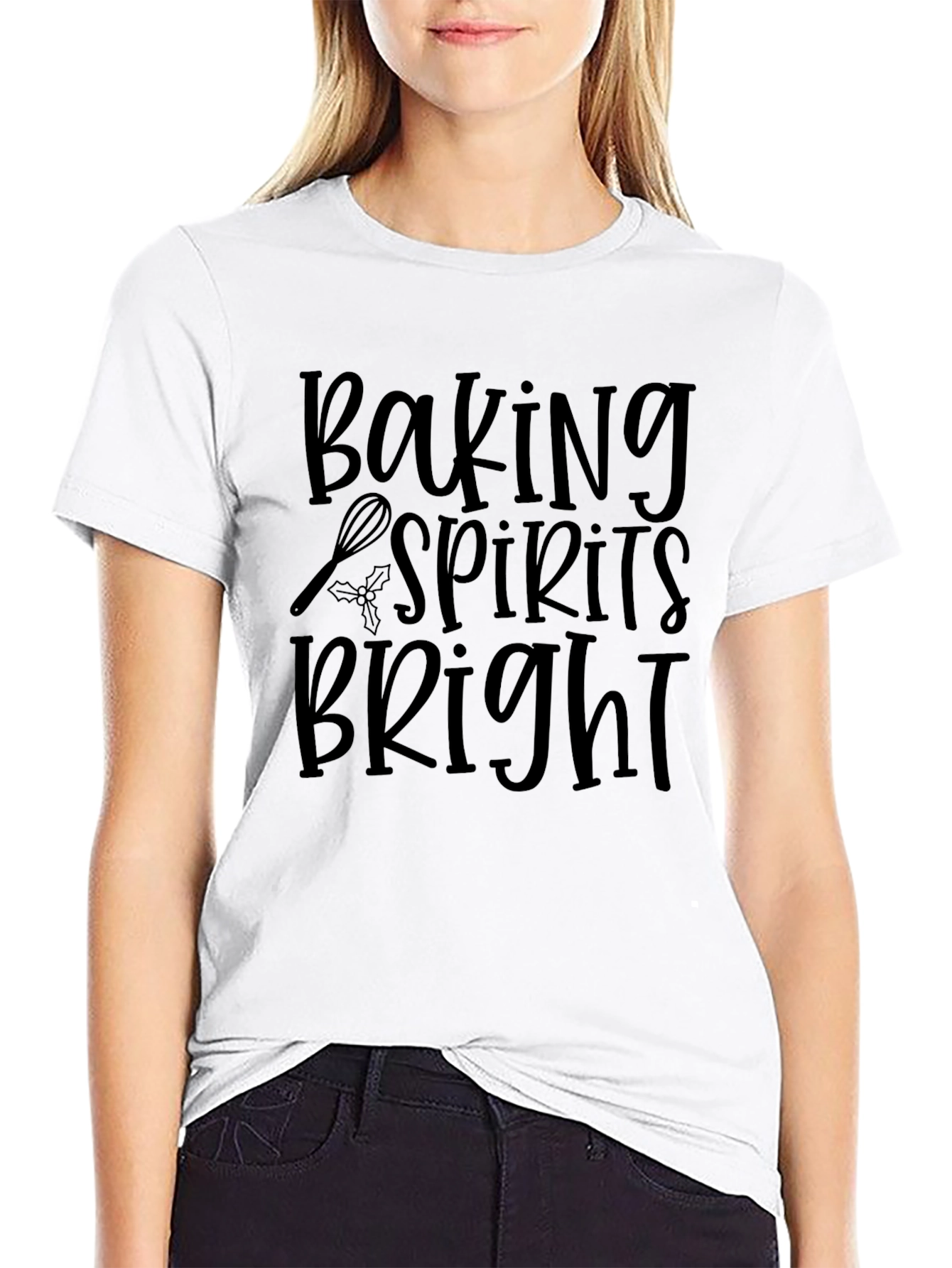 Black Baking Spirits Bright Graphic Tee view 9