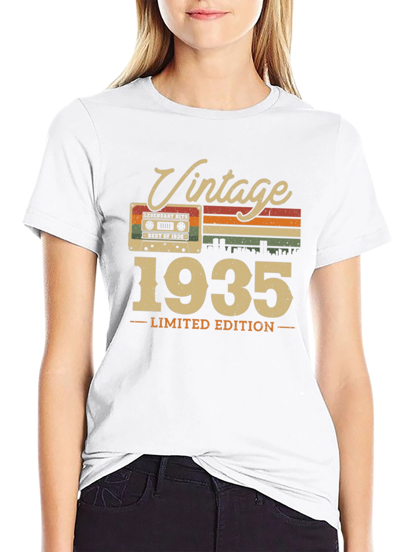 Black Vintage 1935 Limited Edition T-Shirt view 9