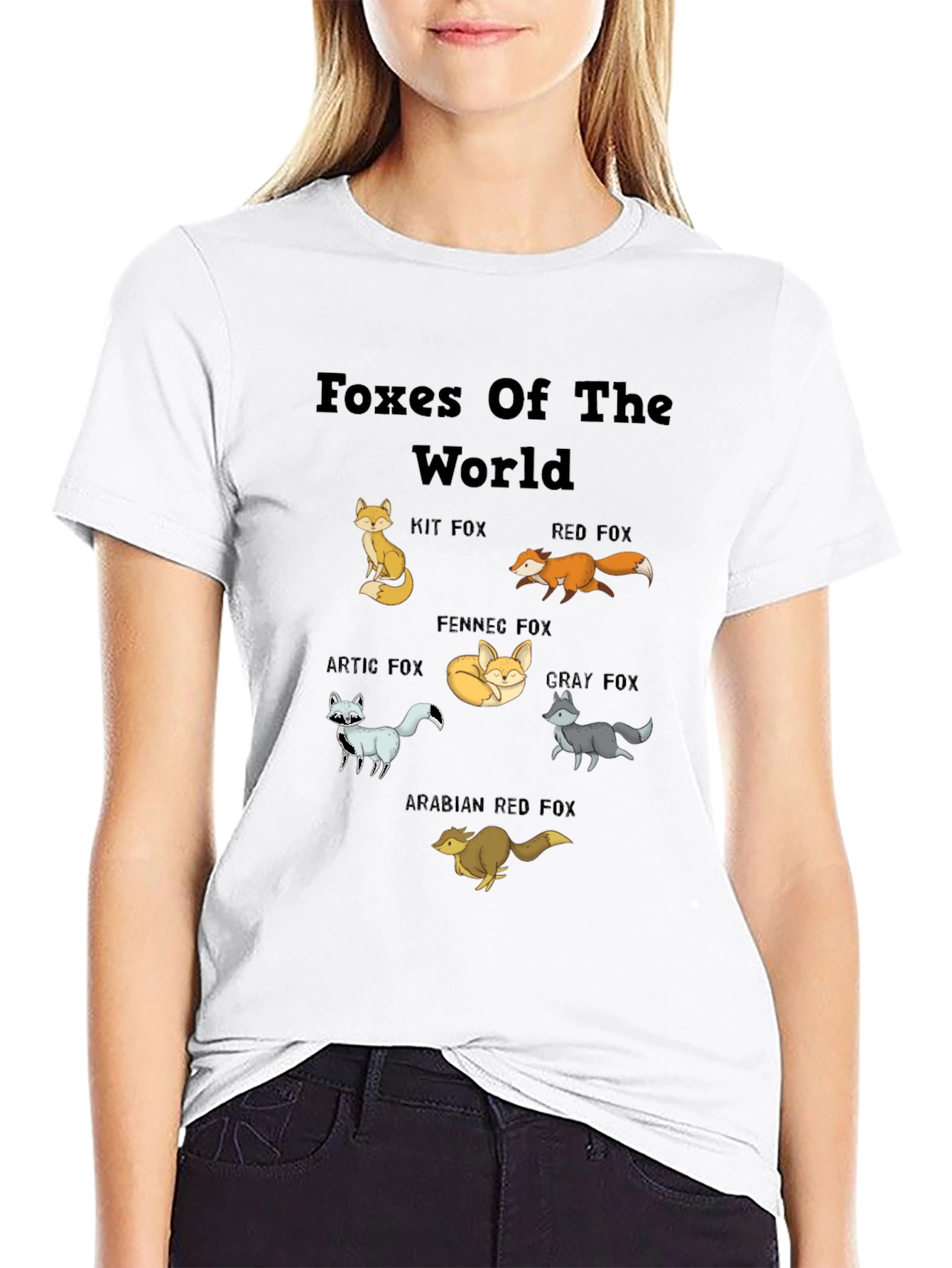 Black Foxes of the World T-Shirt view 9