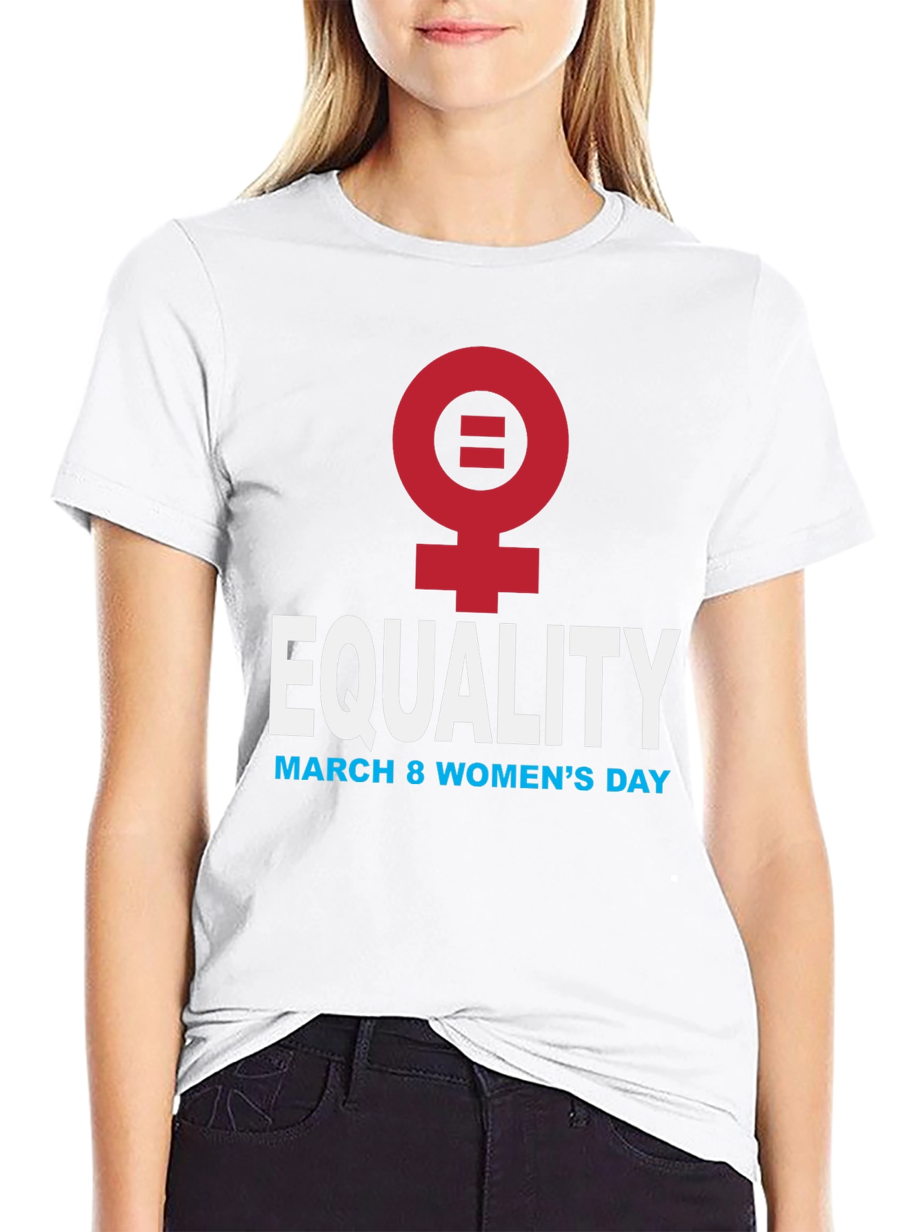 Black Equality Women's Day T-Shirt view 9