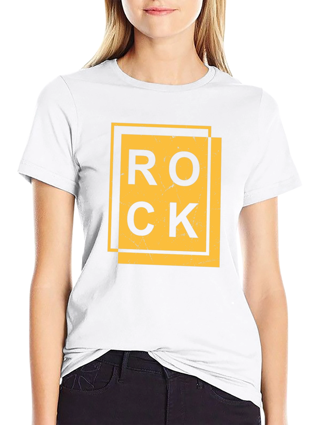 Black Rock Graphic Print Black T-Shirt view 9
