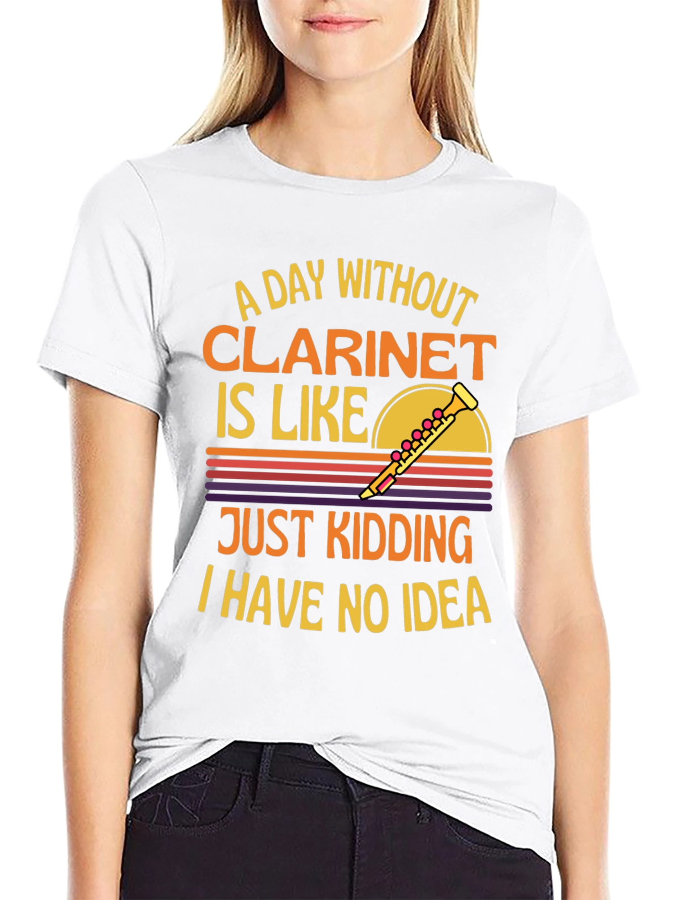 Black Clarinet T-Shirt: A Day Without, Just Kidding! view 9