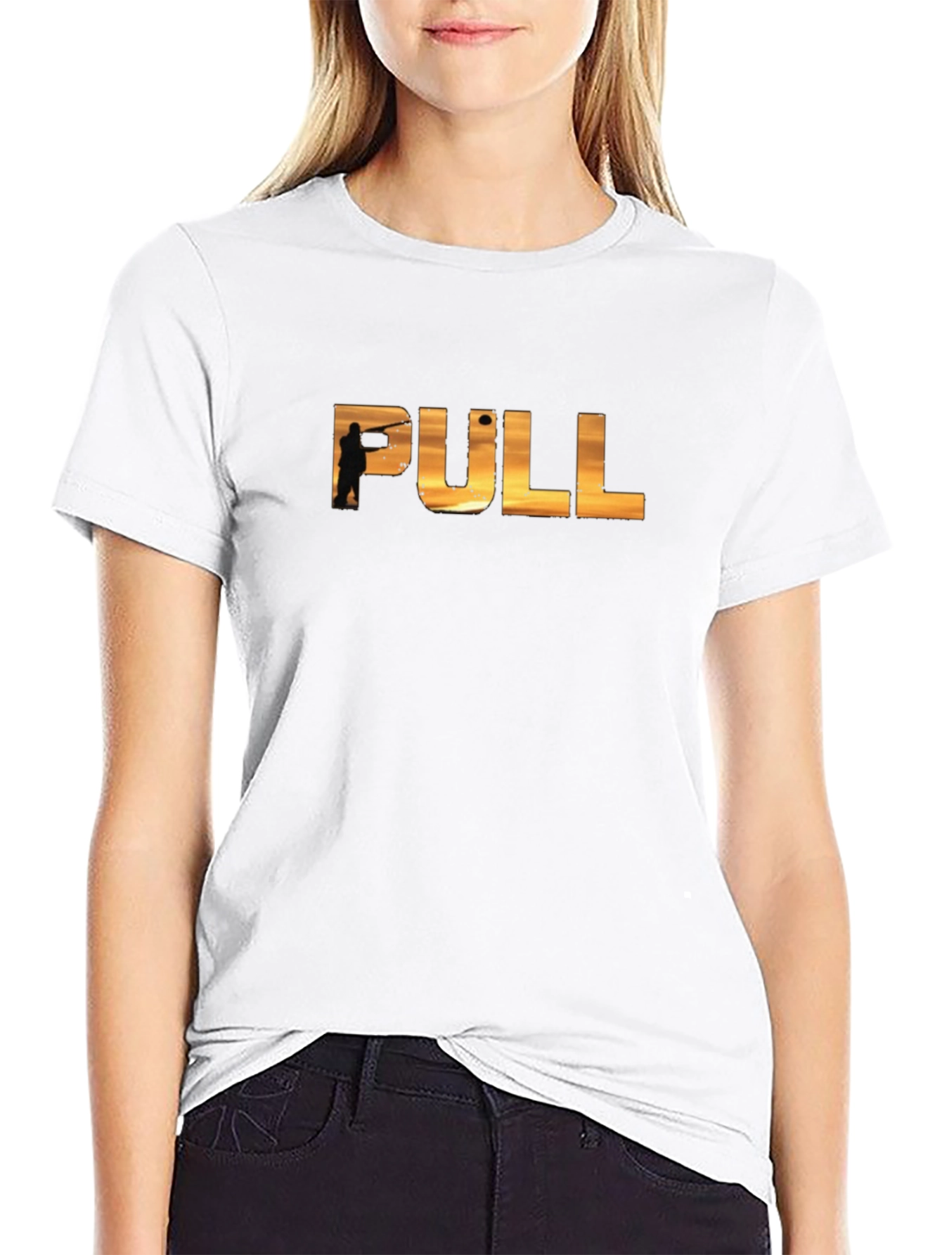 Black Pull Shooting T-Shirt - Clay Target Shooting Shirt view 9