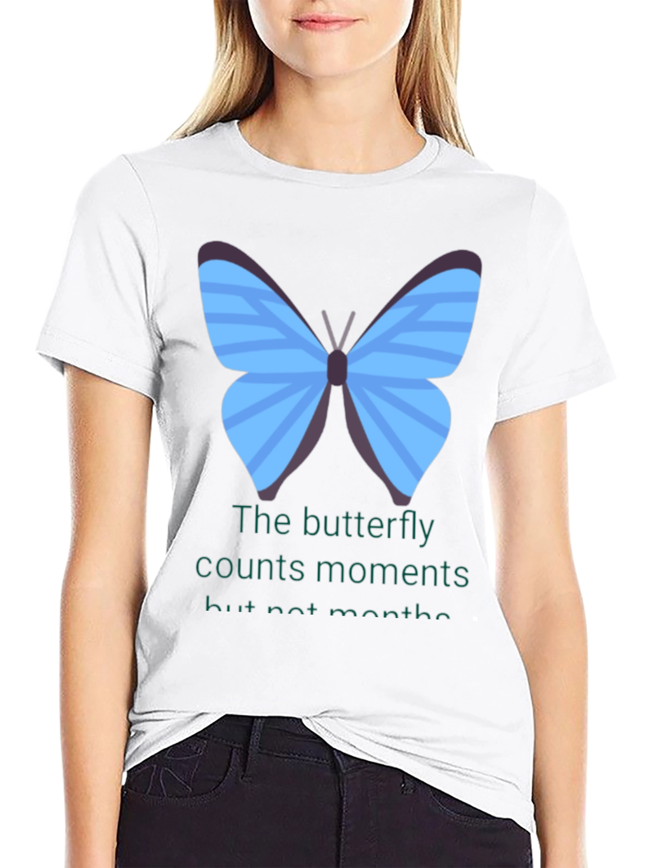 Black Butterfly Moments T-Shirt view 9