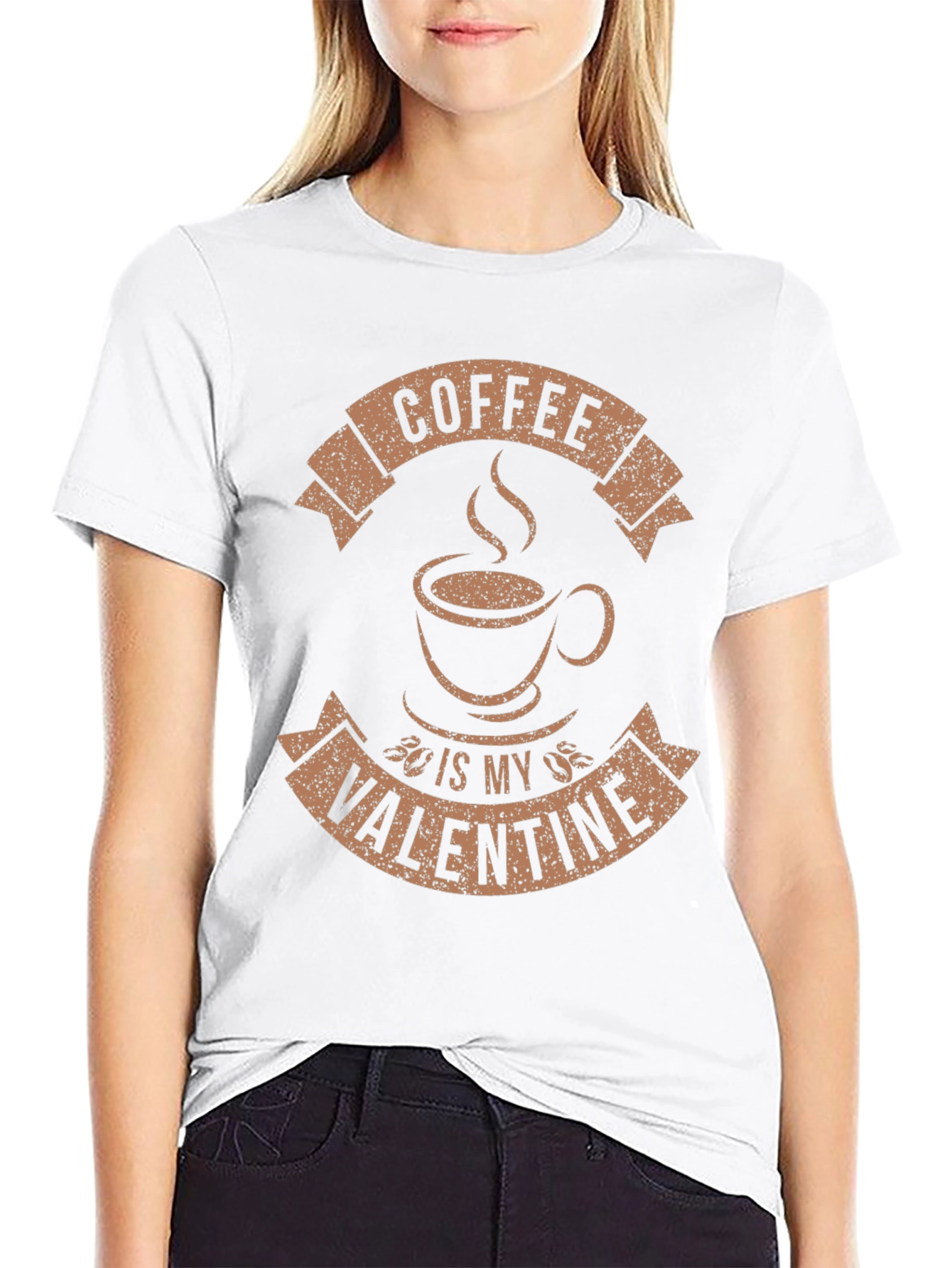 Black Coffee Is My Valentine Graphic Tee view 9