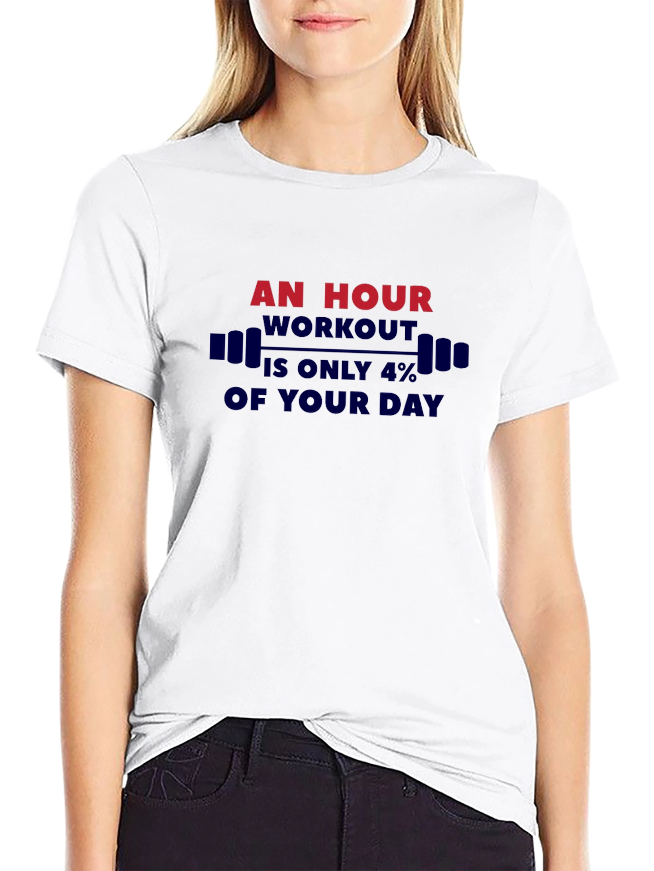 Workout Motivation T-Shirt - An Hour is 4% - 9